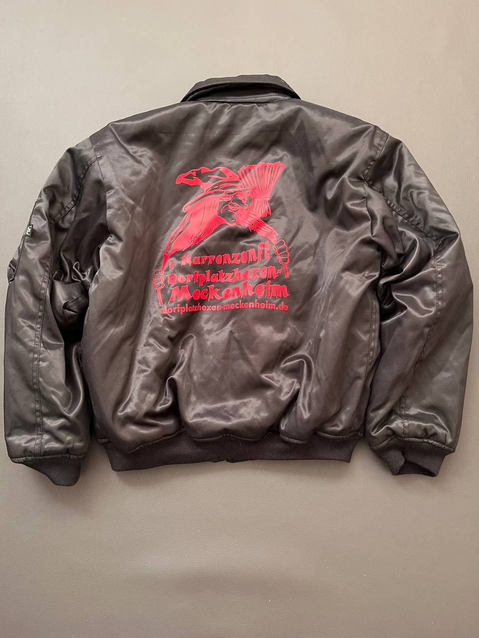 Vintage Delta Ind Ma-1 Military Flight Jacket Bomber 90s