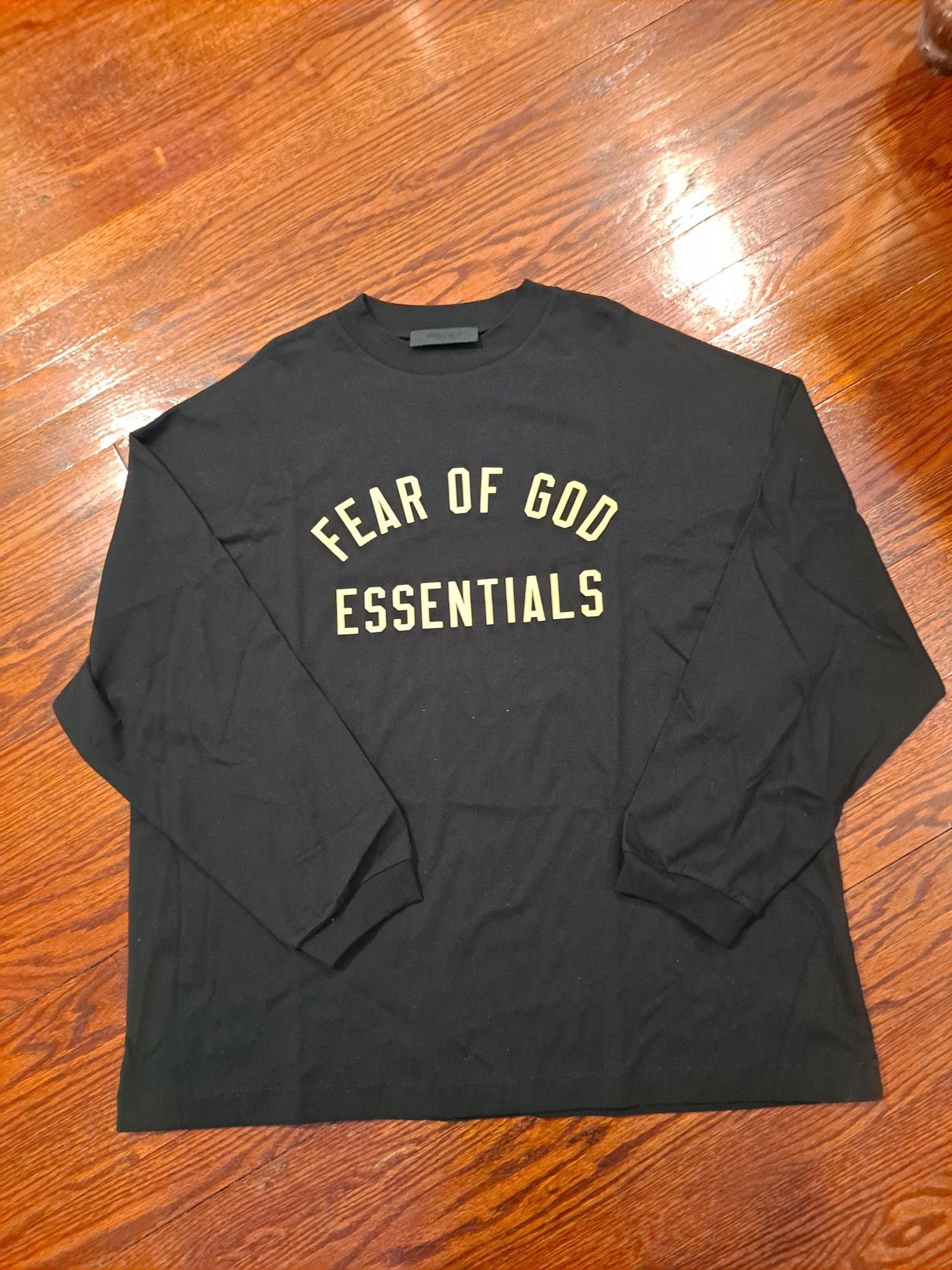 Essentials Fear of God Essentials Jersey Long Sleeve Tee Black Size US M / EU 48-50 / 2 - 1 Thumbnail