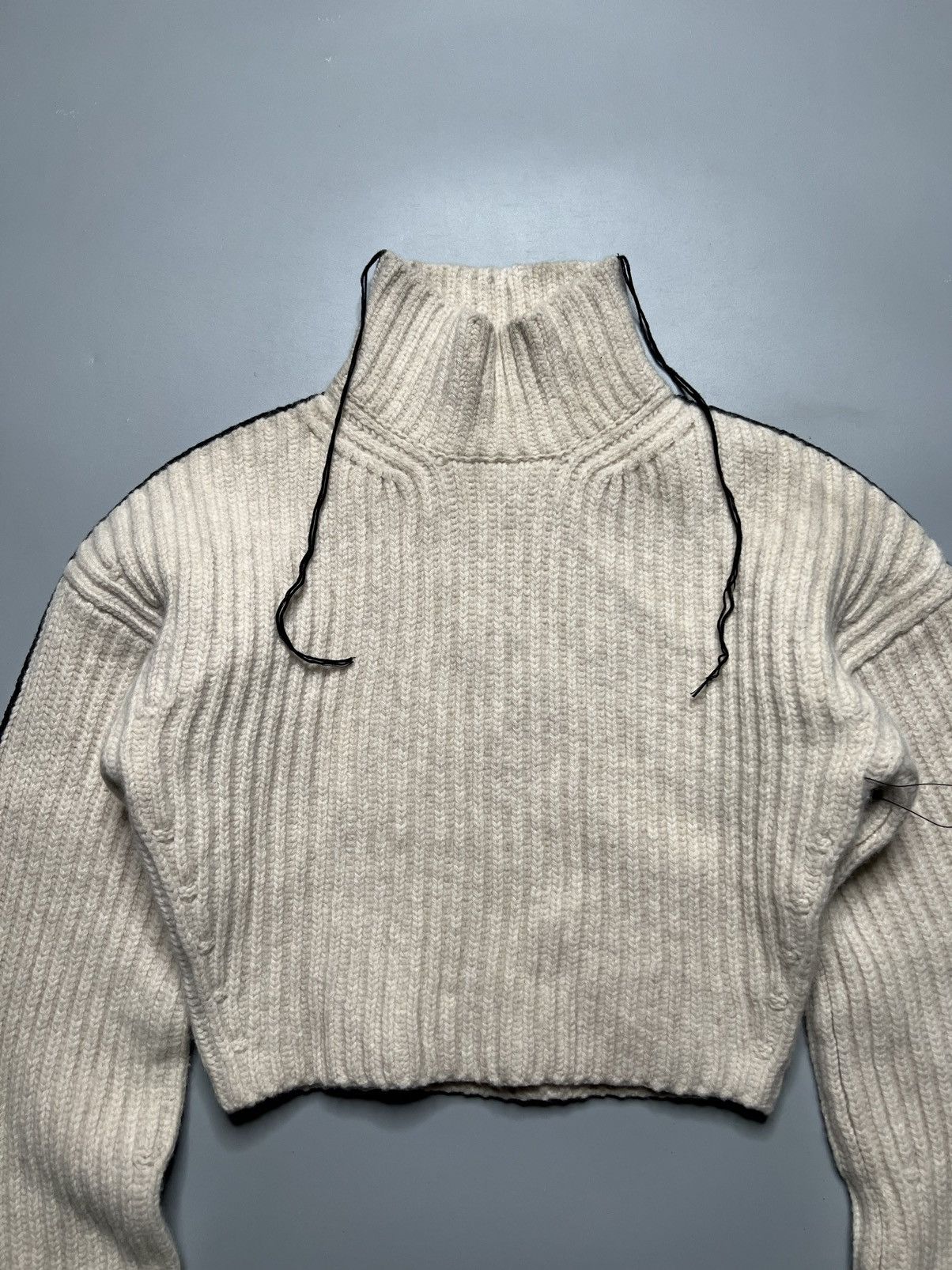 Acne Studios Acne Studios PAW21 “SAMPLE” Kabril Knit Crop Sweater Size S / US 4 / IT 40 - 4 Thumbnail