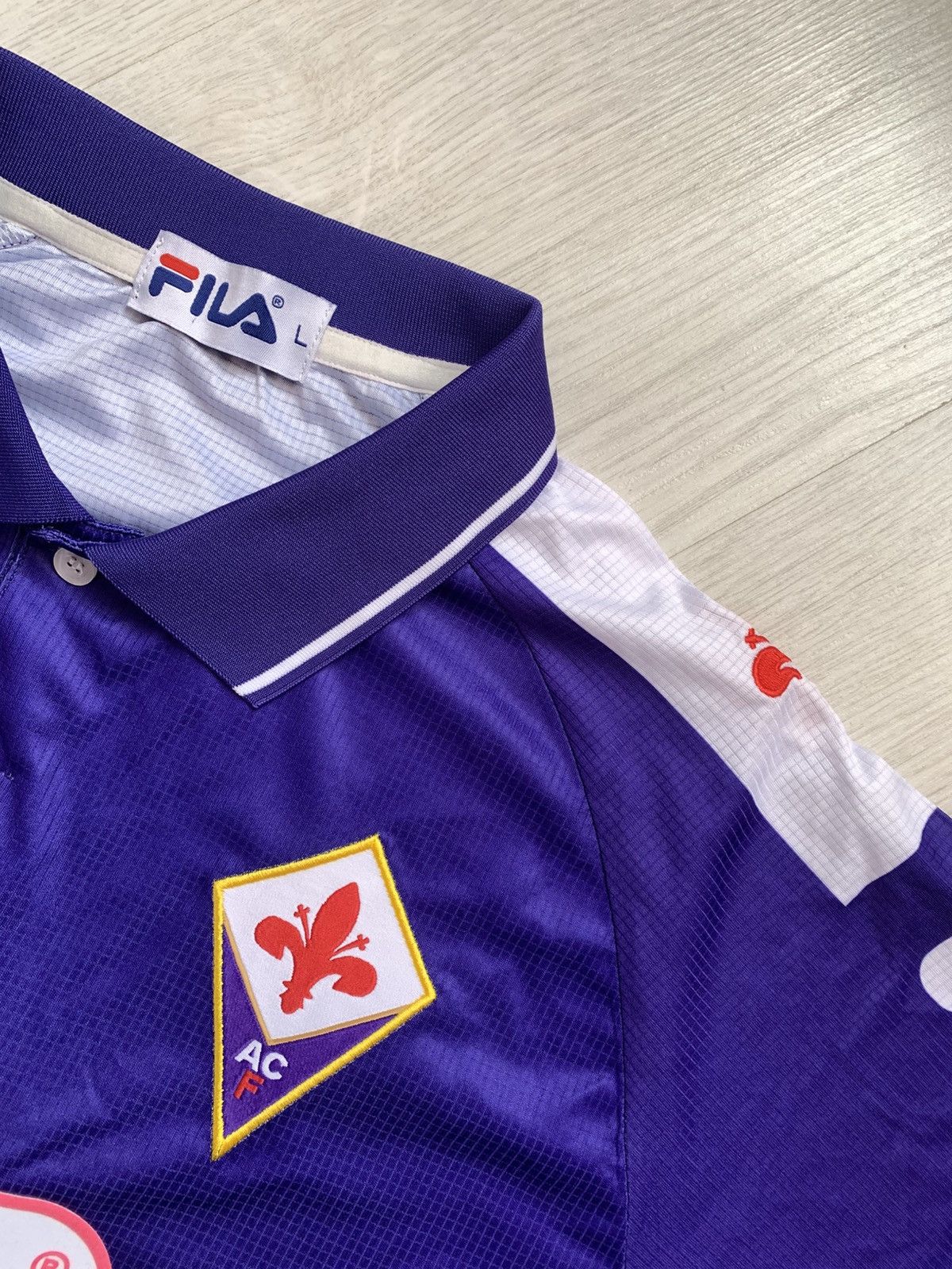 Fila Fila ACF Fiorentina 1998 1999 Batistuta 9 Home Shirt Size L Size US L / EU 52-54 / 3 - 6 Thumbnail