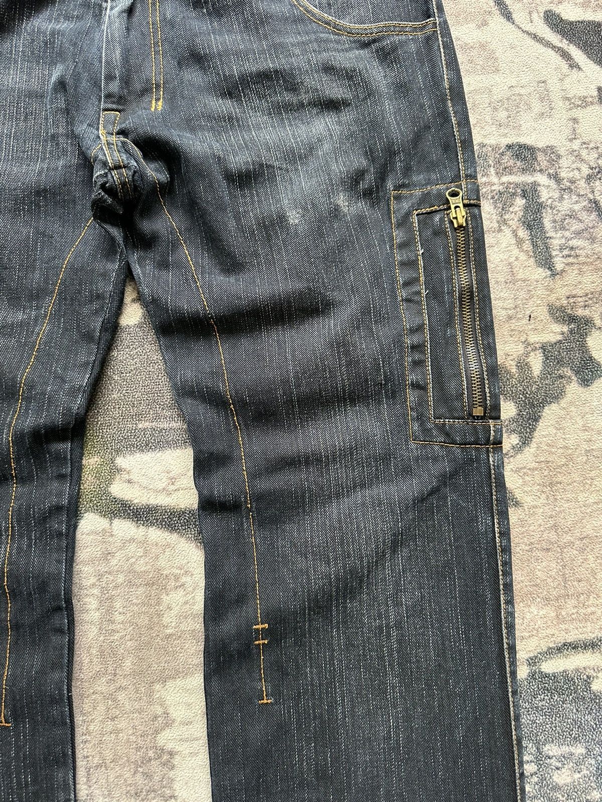 291295=Homme AW2007 291295 homme hybrid denim Size US 35 - 10 Thumbnail