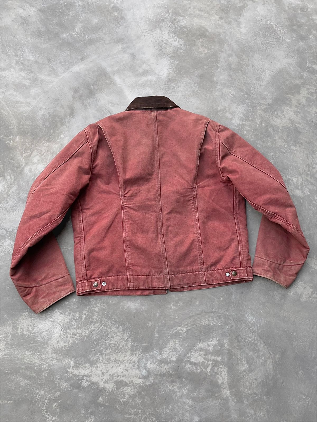 Carhartt Vintage Carhartt WJ097 Detroit Jacket Faded Pink-Salmon🍣 Size US L / EU 52-54 / 3 - 5 Thumbnail