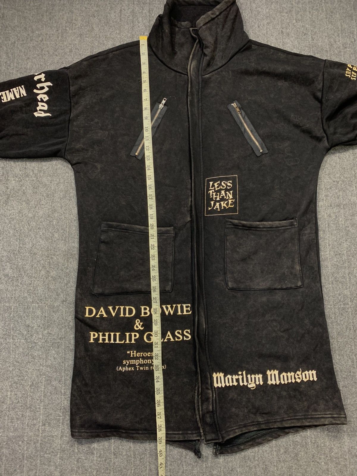 Japanese Brand 1 Hour Hearts Our Veins Name Rock Band List Punk Parka Size L / US 10 / IT 46 - 13 Thumbnail