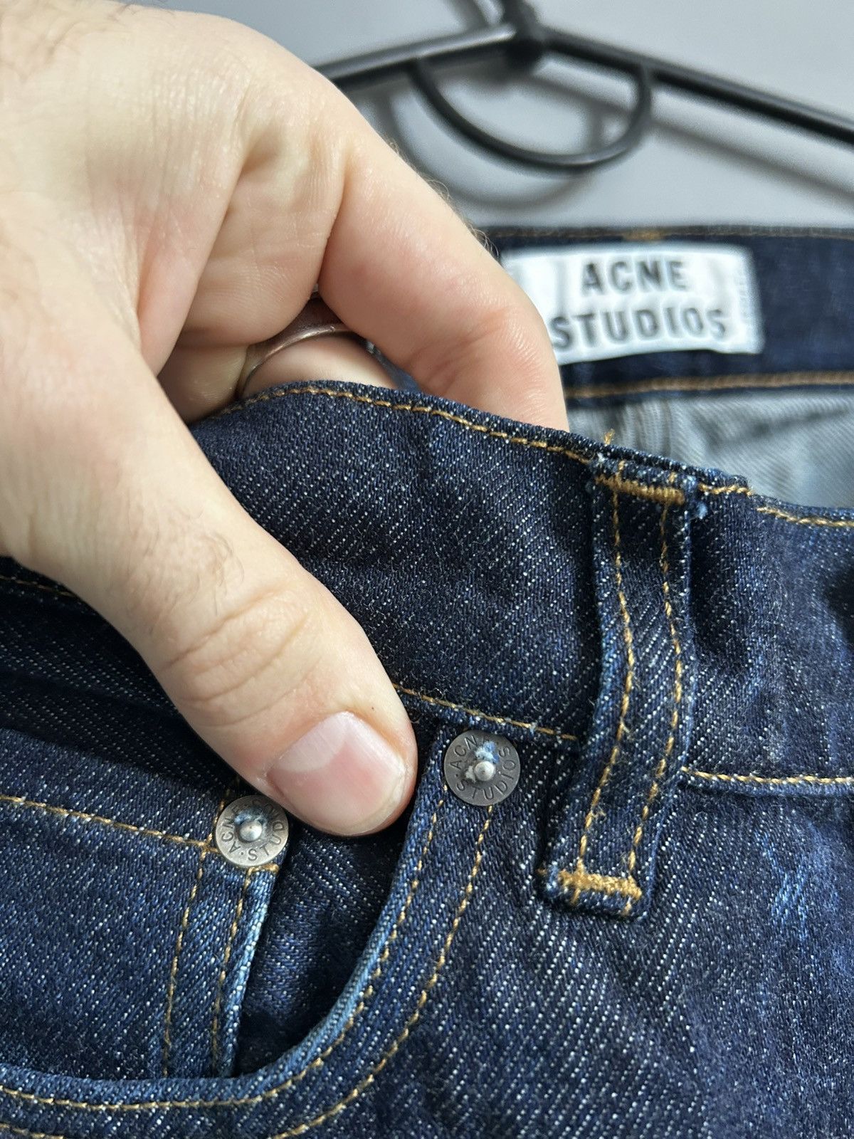 Acne Studios × Vintage Acne Studios Jeans Mens Black Slim Size 31/32 Size US 31 - 5 Thumbnail