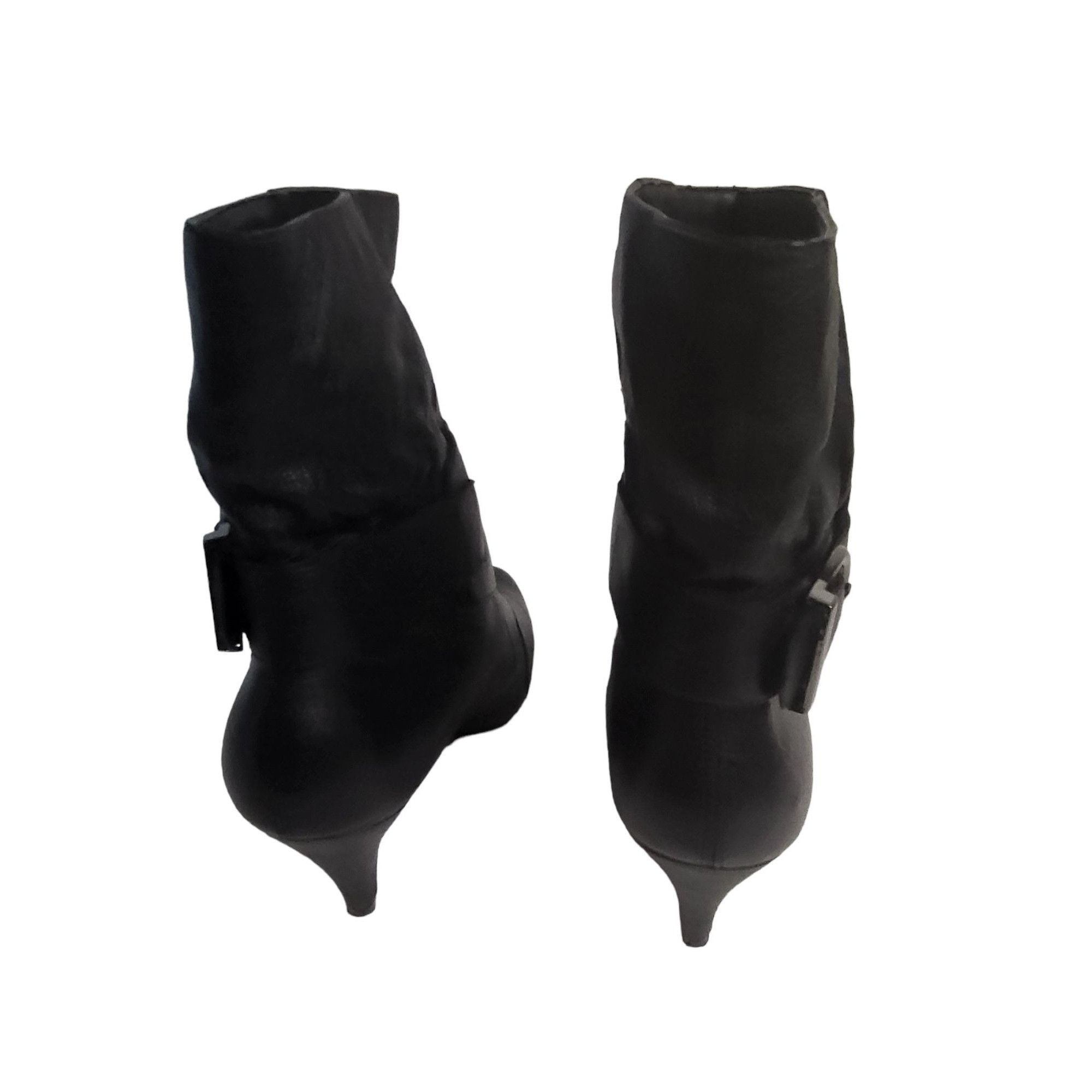 Steve Madden Steve Madden P Ava Ankle Boots Women Sz 8.5 Black Leather Mi Size US 8.5 / IT 38.5 - 5 Thumbnail