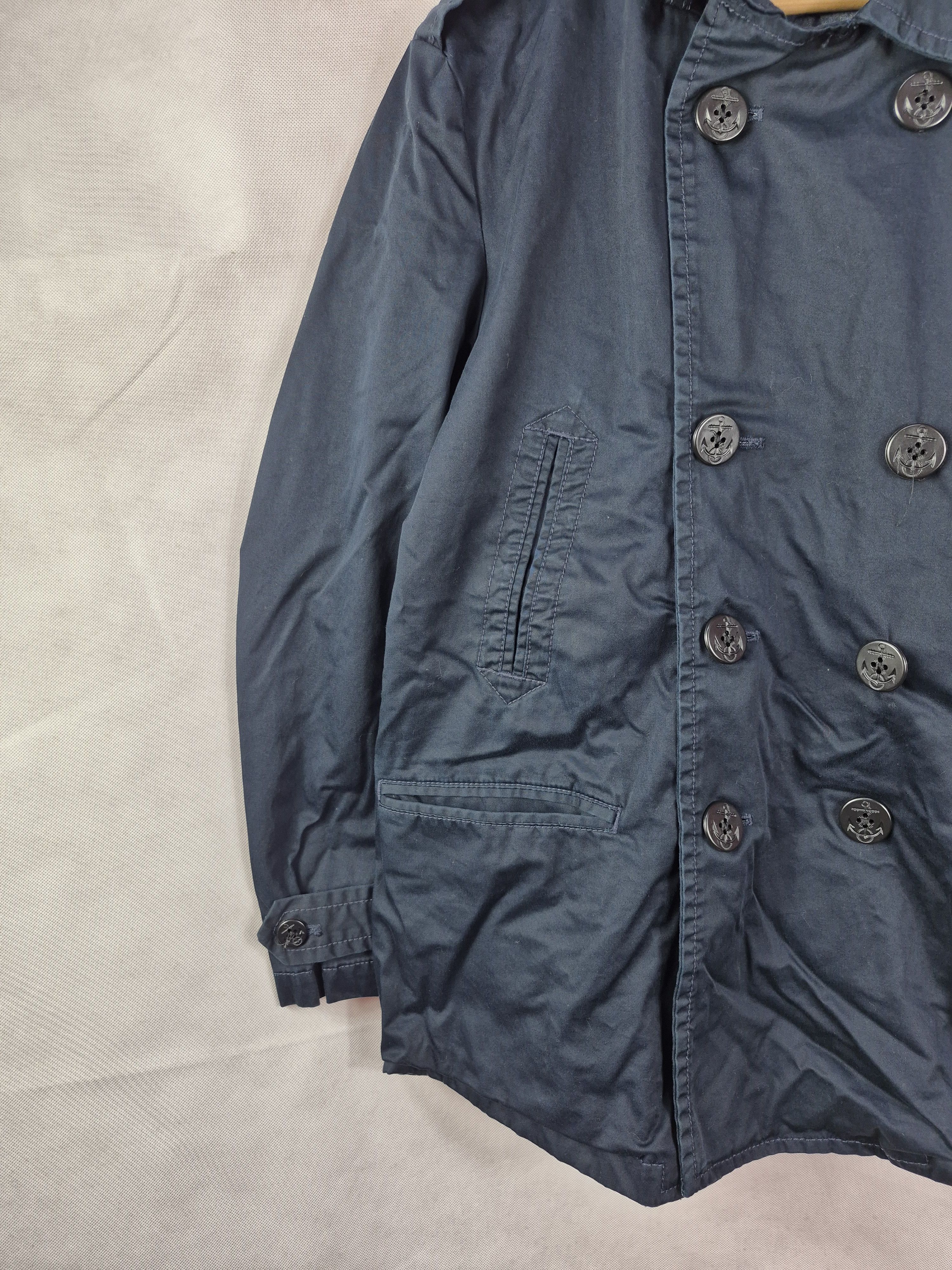 Gap 🔥 GAP True Navy Spring Waxed Parka Jacket Size US L / EU 52-54 / 3 - 2 Thumbnail