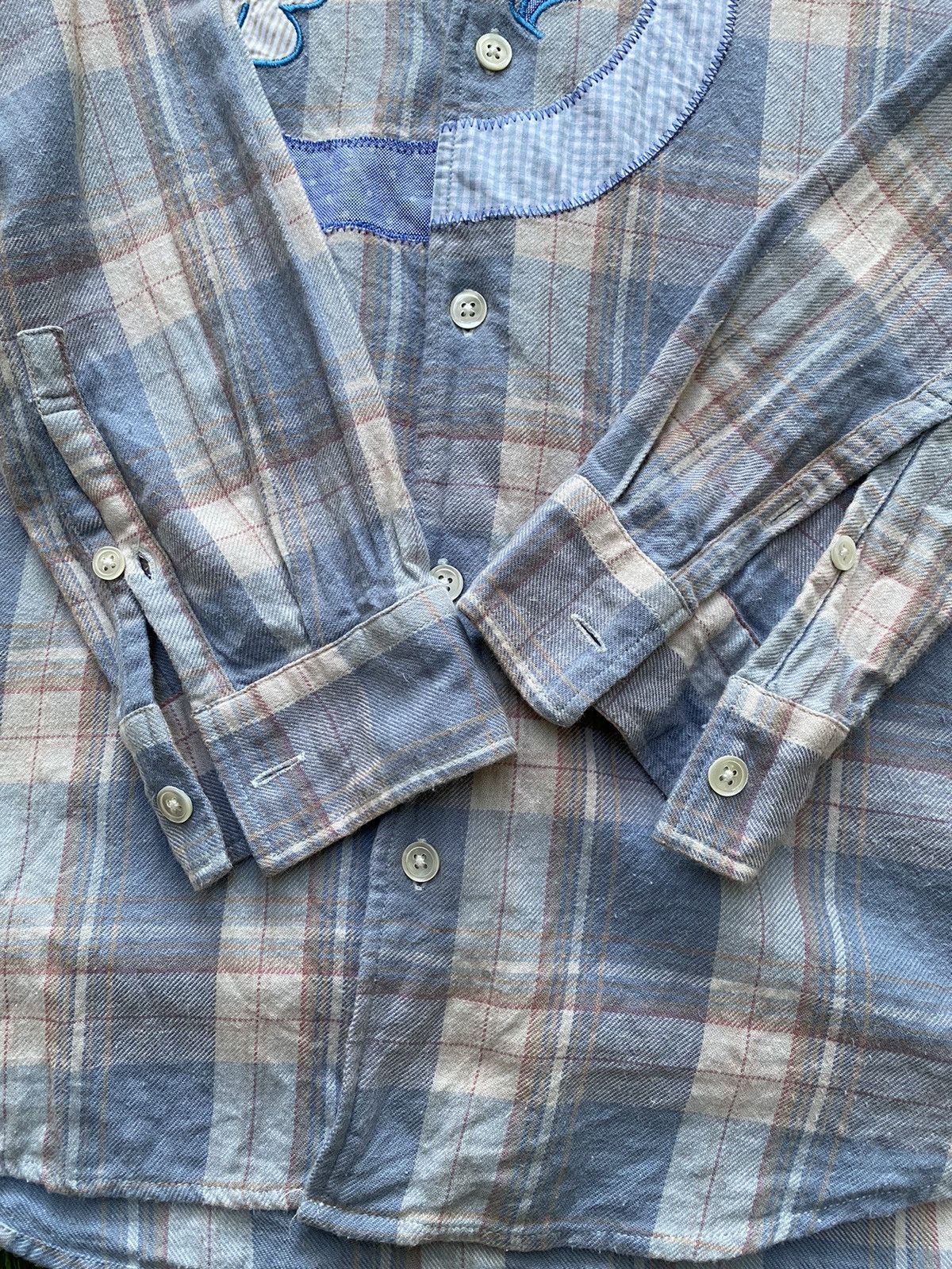 Vintage Frapbois Issey Miyake Numeral Flannel Shirts