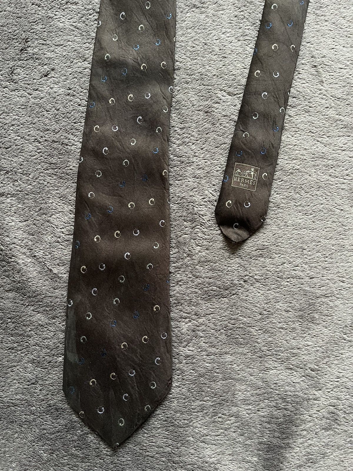 Hermes × Vintage Hermes Paris Tie Silk Size ONE SIZE - 2 Thumbnail