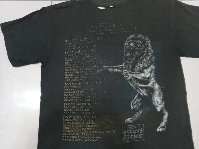 Band Tees × Vintage Vintage 90s Rolling Stones Bridges to Babylon T-Shirt Size US L / EU 52-54 / 3 - 10 Thumbnail