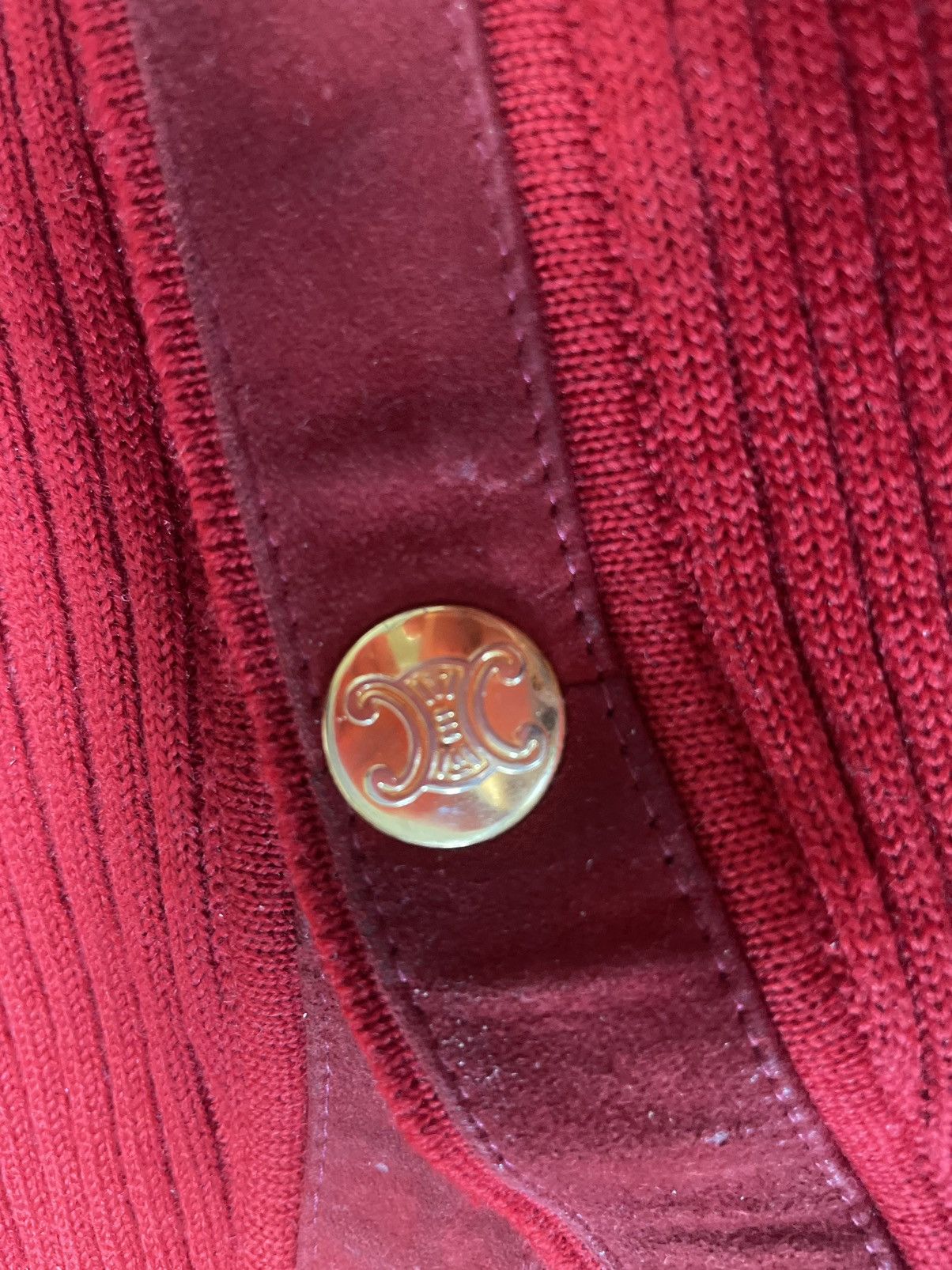 Celine Vintage Celine Paris Cardigan gold buttoms Size M / US 6-8 / IT 42-44 - 4 Thumbnail