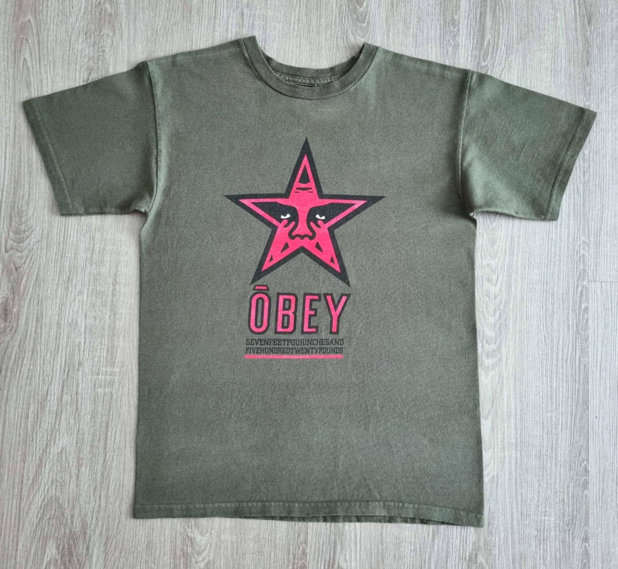 Obey Vintage OBEY Shirt Size US S / EU 44-46 / 1 - 1 Thumbnail