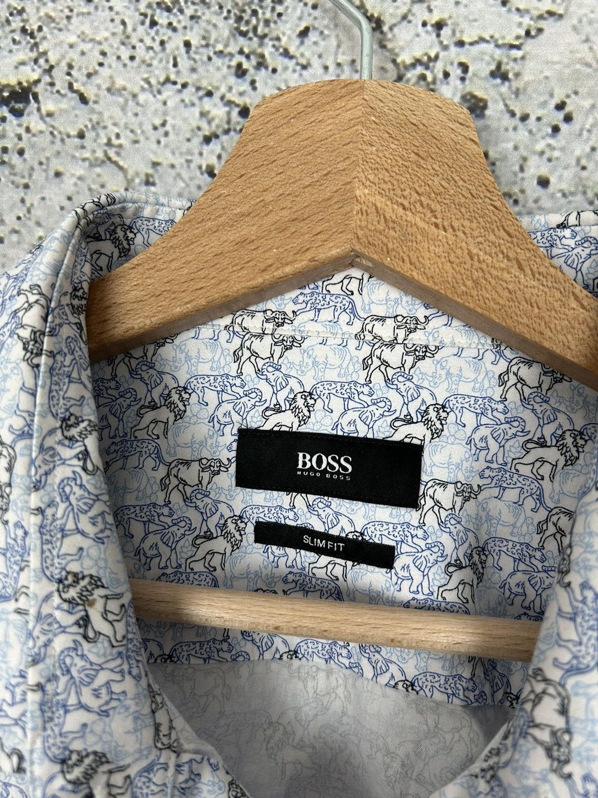 Hugo Boss Hugo Boss Animal Shirt Alternative Hype Y2K 00s Grunge Rare Size US L / EU 52-54 / 3 - 5 Thumbnail