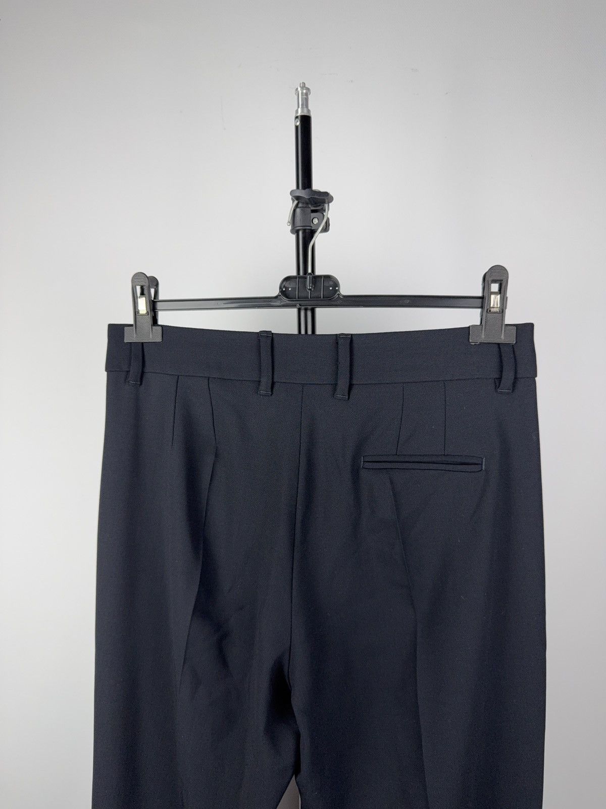 Emporio Armani Designer Luxury Emporio Armani Classic Black Dress Pants Size 28" / US 6 / IT 42 - 5 Thumbnail