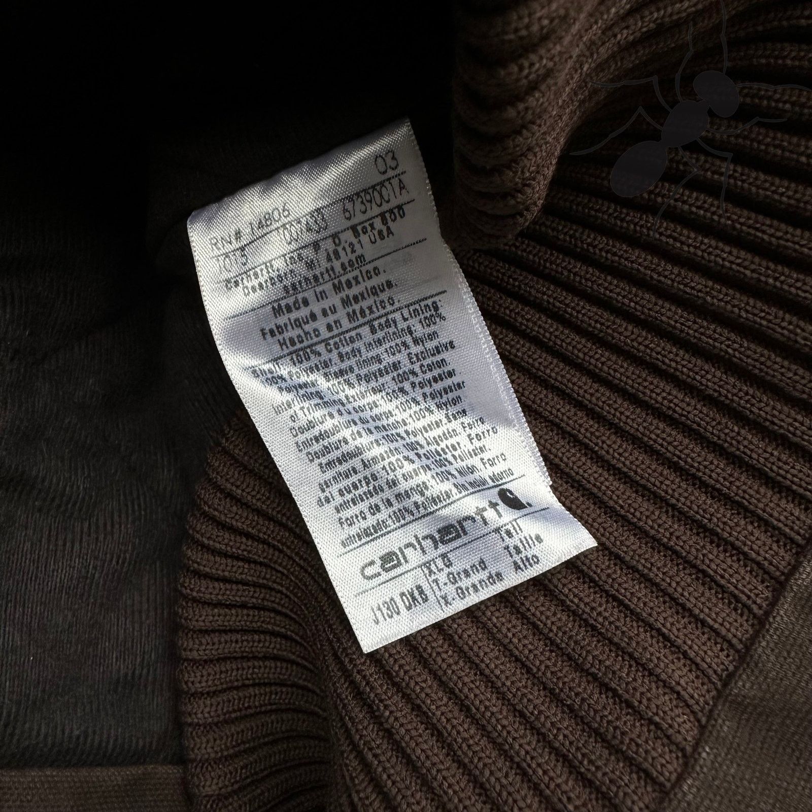 Carhartt × Vintage Carhartt J130 DKB brown hooded XL work wear jacket Size US S / EU 44-46 / 1 - 5 Thumbnail