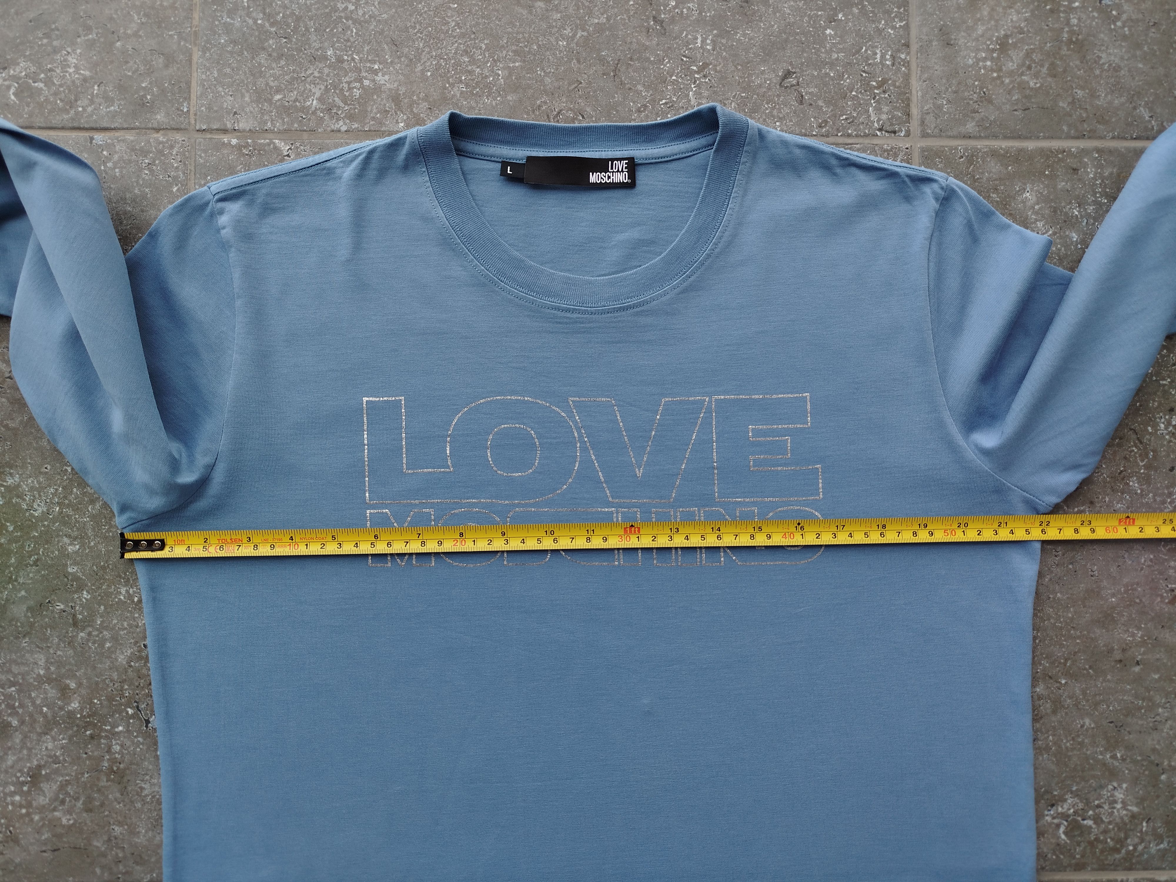 Moschino Love Moschino T-Shirt Long Sleeve Crew Neck Cotton Size L Size US L / EU 52-54 / 3 - 10 Thumbnail