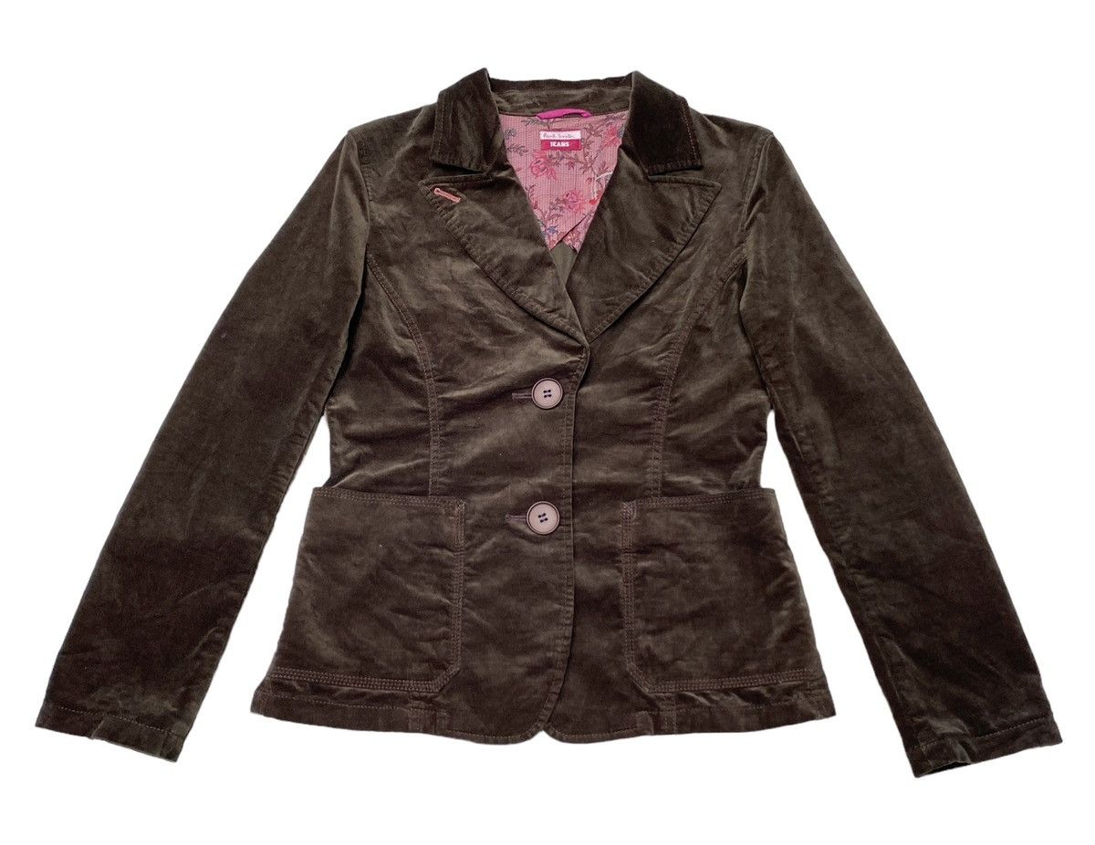 Designer × Paul Smith × Vintage Vintage Brand Paul Smith Velvet Jacket 2000s Size US S / EU 44-46 / 1 - 1 Thumbnail
