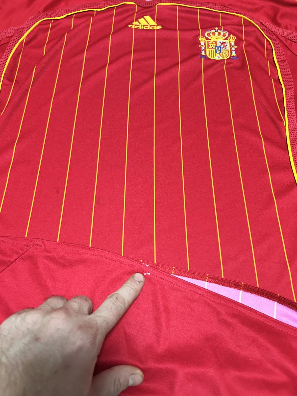 Adidas Vintage Adidas Jersey National Team Spain size XL Size US XL / EU 56 / 4 - 12 Thumbnail