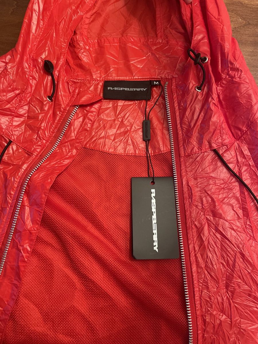 The GV Gallery Red GV Gallery Raspberry Crinkle/Garbage Bag Jacket Size US M / EU 48-50 / 2 - 2 Thumbnail
