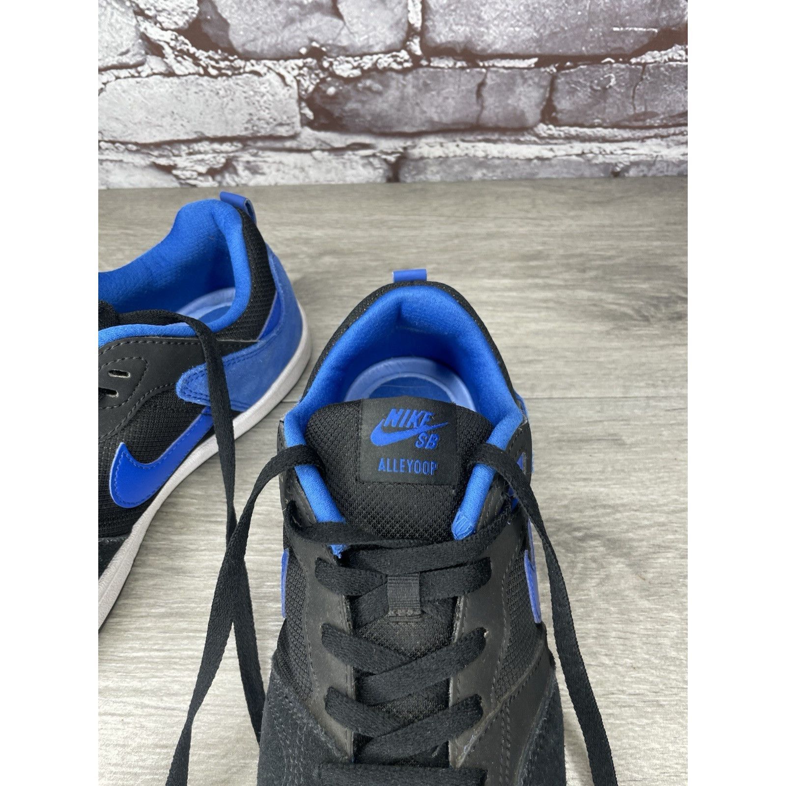 Nike Nike Alleyoop SB Royal Blue Black Synthetic Skate Shoes Men’ Size US 10.5 / EU 43-44 - 10 Thumbnail