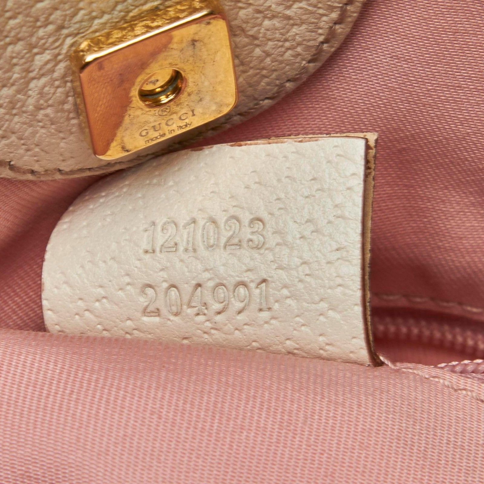 Gucci Gucci - Princess Eclipse Vintage Pink Leather Shoulder Bag Size ONE SIZE - 6 Thumbnail