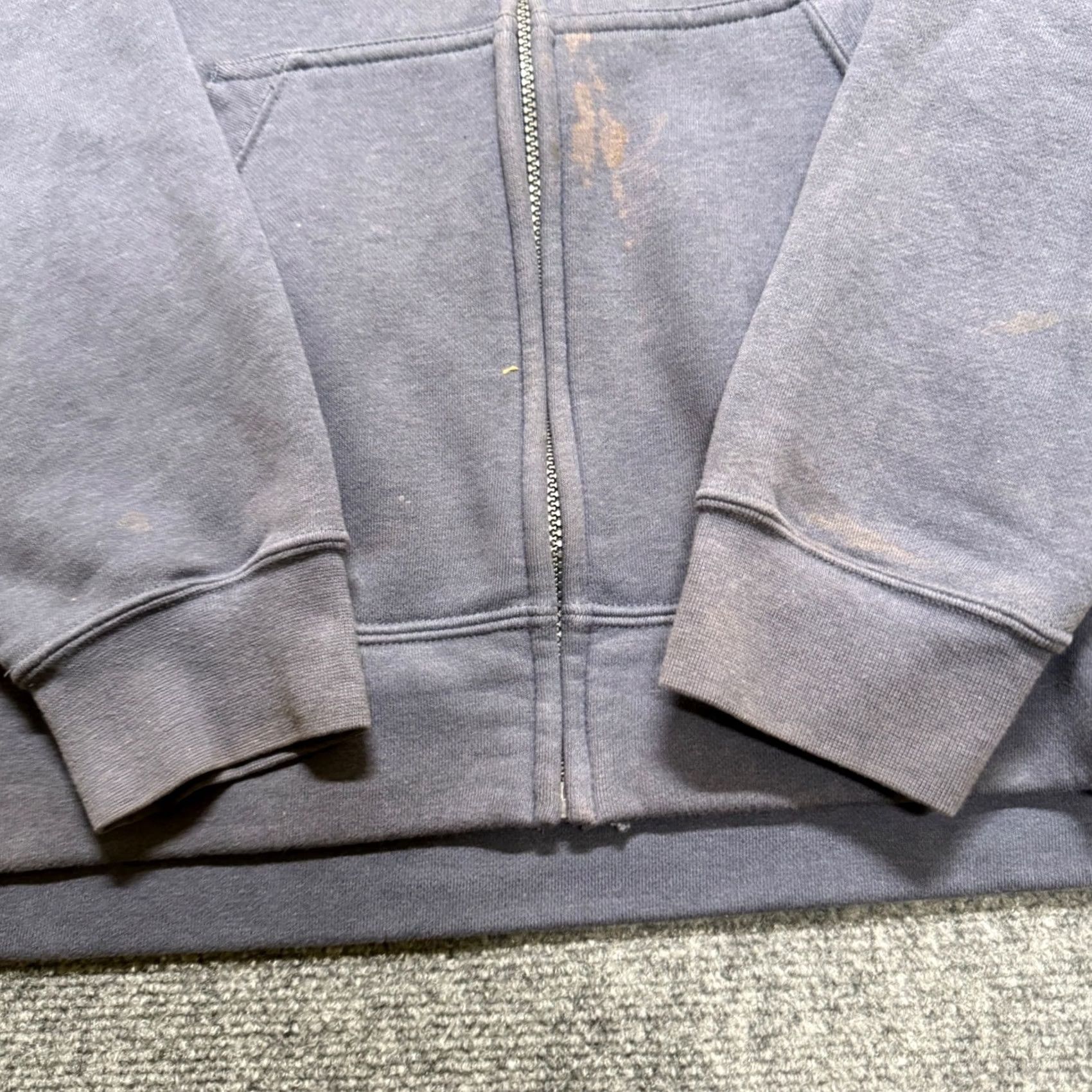 Vintage VINTAGE Pirates Carribean Jacket Men's XL Gray Fullziphooded Patched Black Cotton Blend Jacket Mens XL Gray Size US XL / EU 56 / 4 - 6 Thumbnail