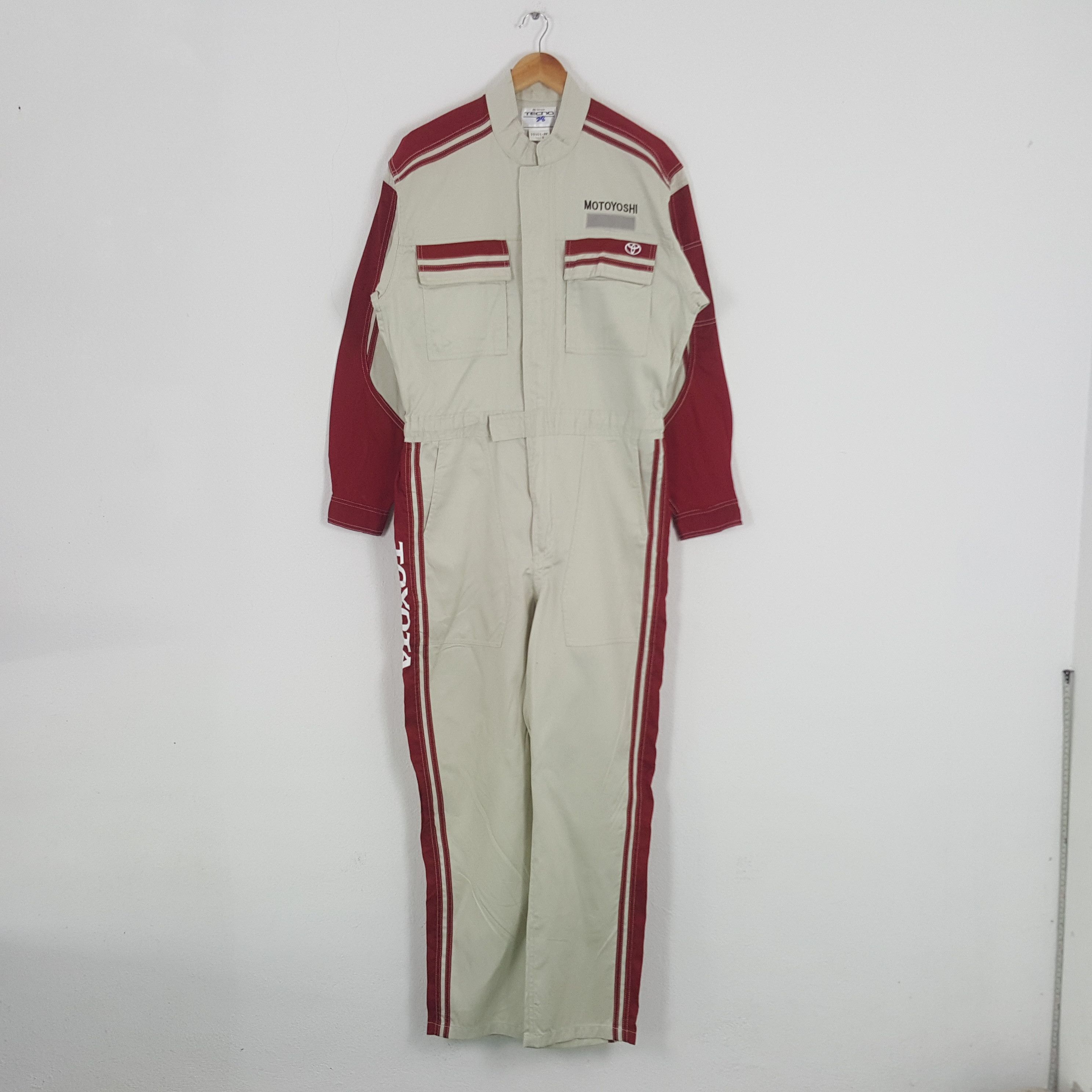 Japanese Brand × Vintage Vintage Tecno Toyota Japanese Brand Coverall Jacket Size US M / EU 48-50 / 2 - 4 Thumbnail