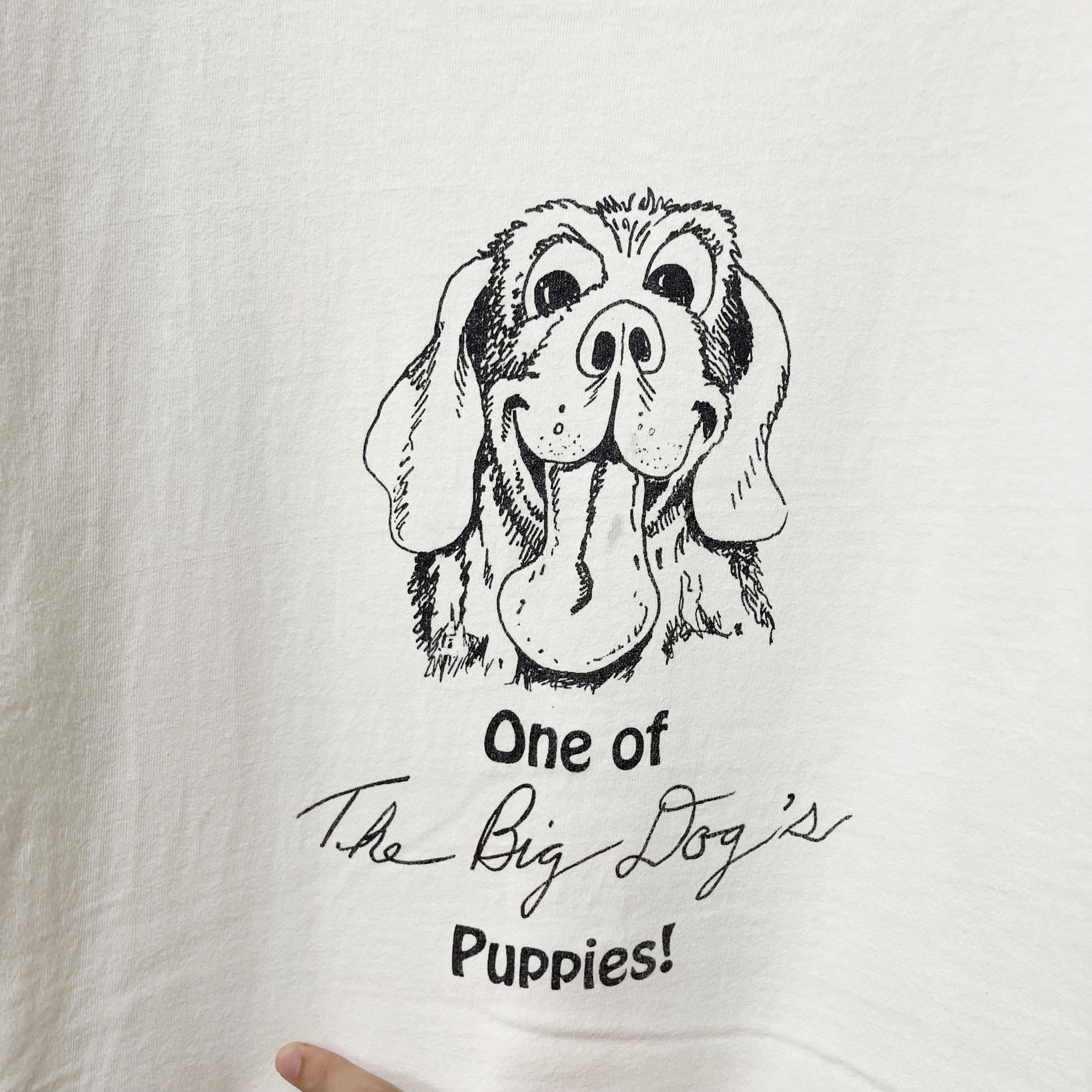 Vintage Vintage 90s Big Dog’s Puppies T-Shirt Size US XL / EU 56 / 4 - 2 Thumbnail