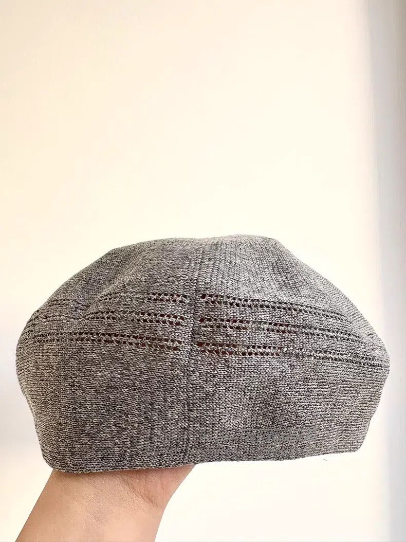 Vivienne Westwood Vivienne Westwood Gray hollowed-out large Saturn beret Size ONE SIZE - 3 Thumbnail