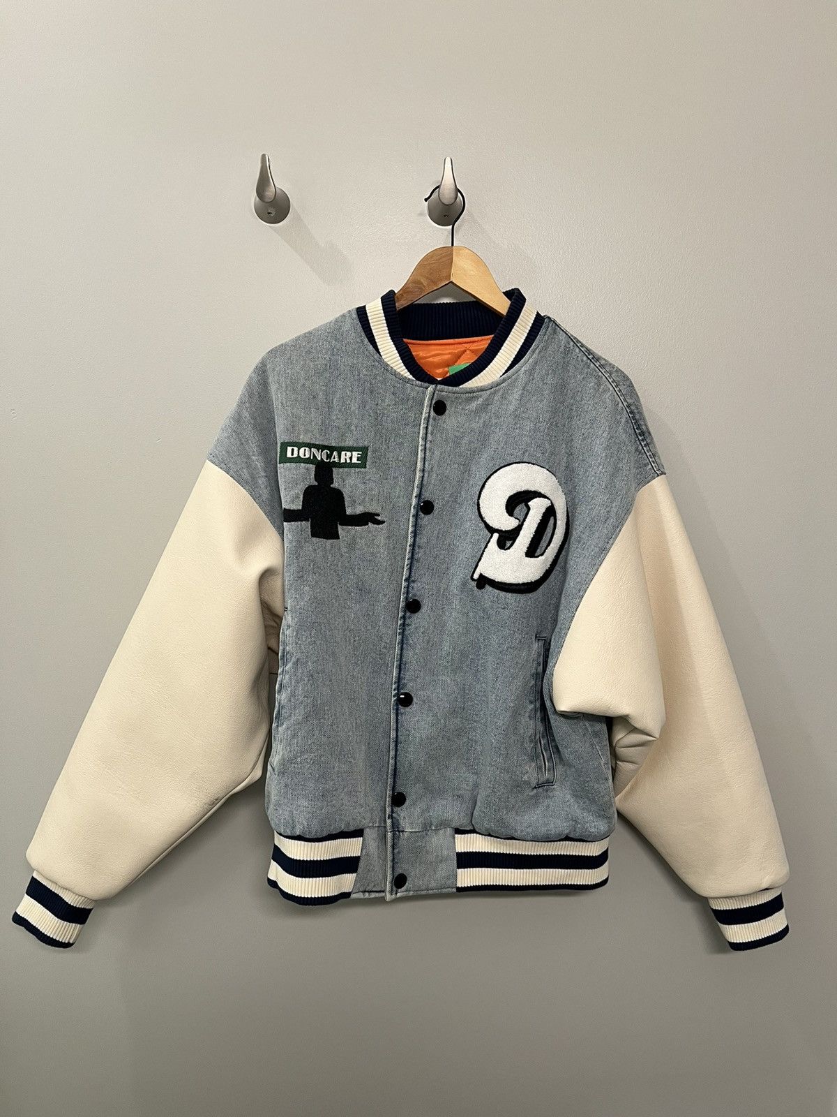 Other Doncare Denim Oversized Varsity Jacket Size US S / EU 44-46 / 1 - 1 Thumbnail