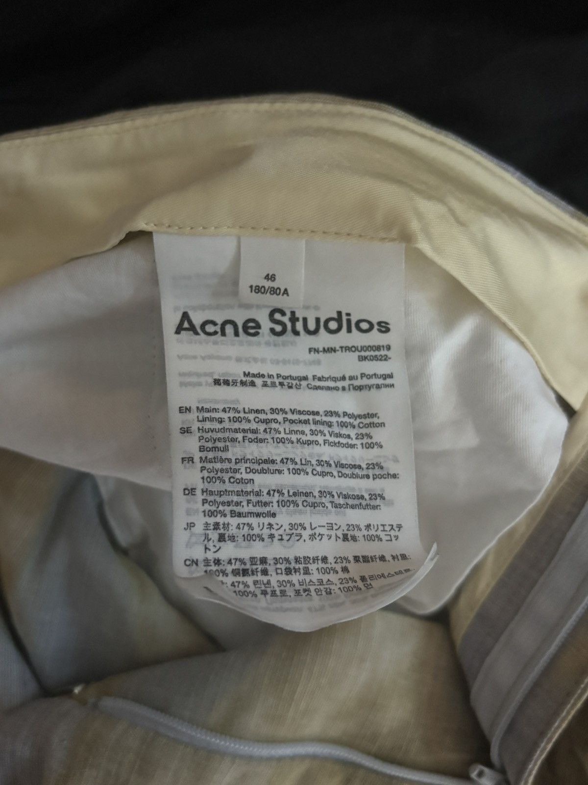 Acne Studios × Designer ACNE STUDIOS Karen Kilimnik Bow Print Pants Size US 31 - 10 Thumbnail