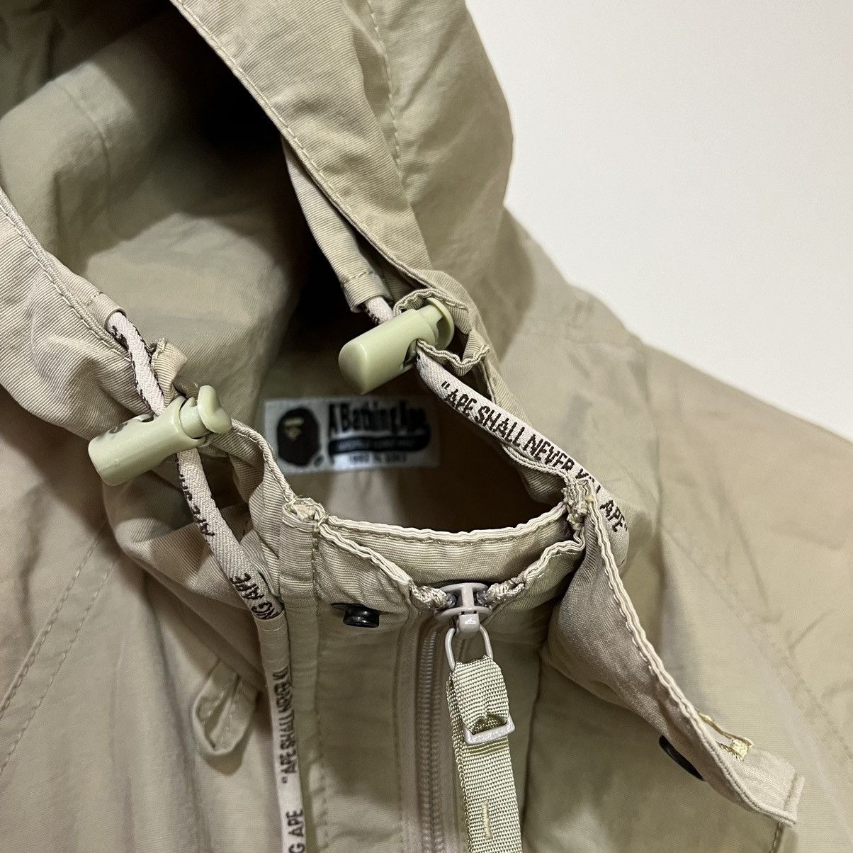 Bape Rare Bape Nylon Poncho Jacket Size ONE SIZE - 9 Thumbnail