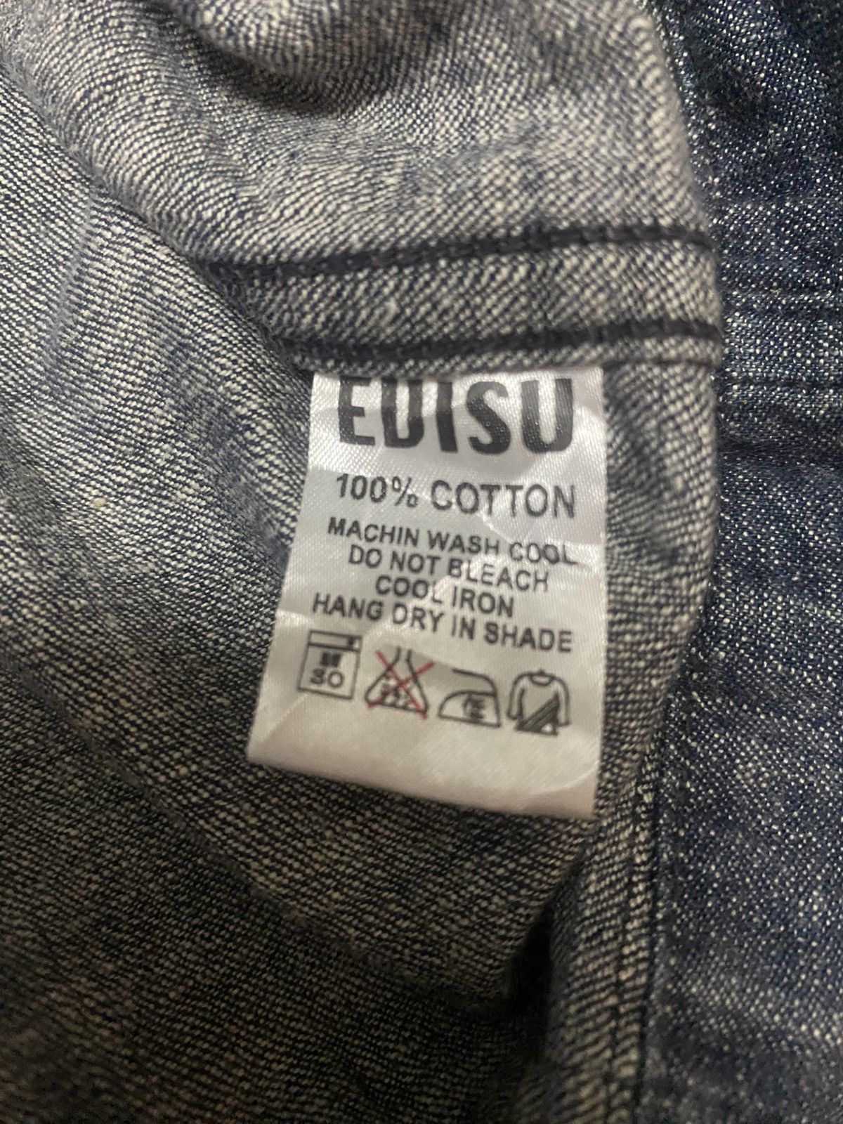 Evisu Evisu denim button up short sleeve Size US S / EU 44-46 / 1 - 3 Thumbnail