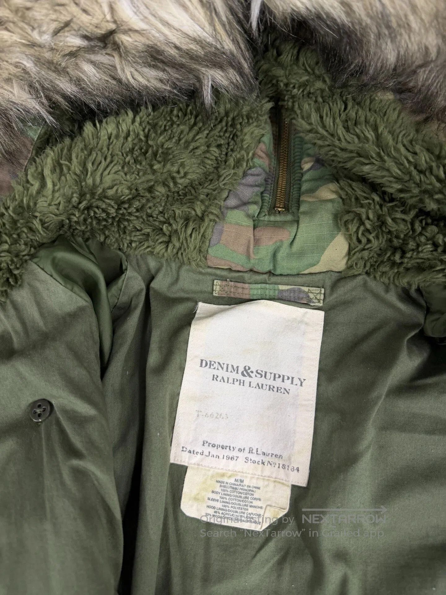 Denim & Supply Ralph Lauren Ralph Lauren Denim Supply N-2B Bomber Jacket. Size US M / EU 48-50 / 2 - 3 Thumbnail