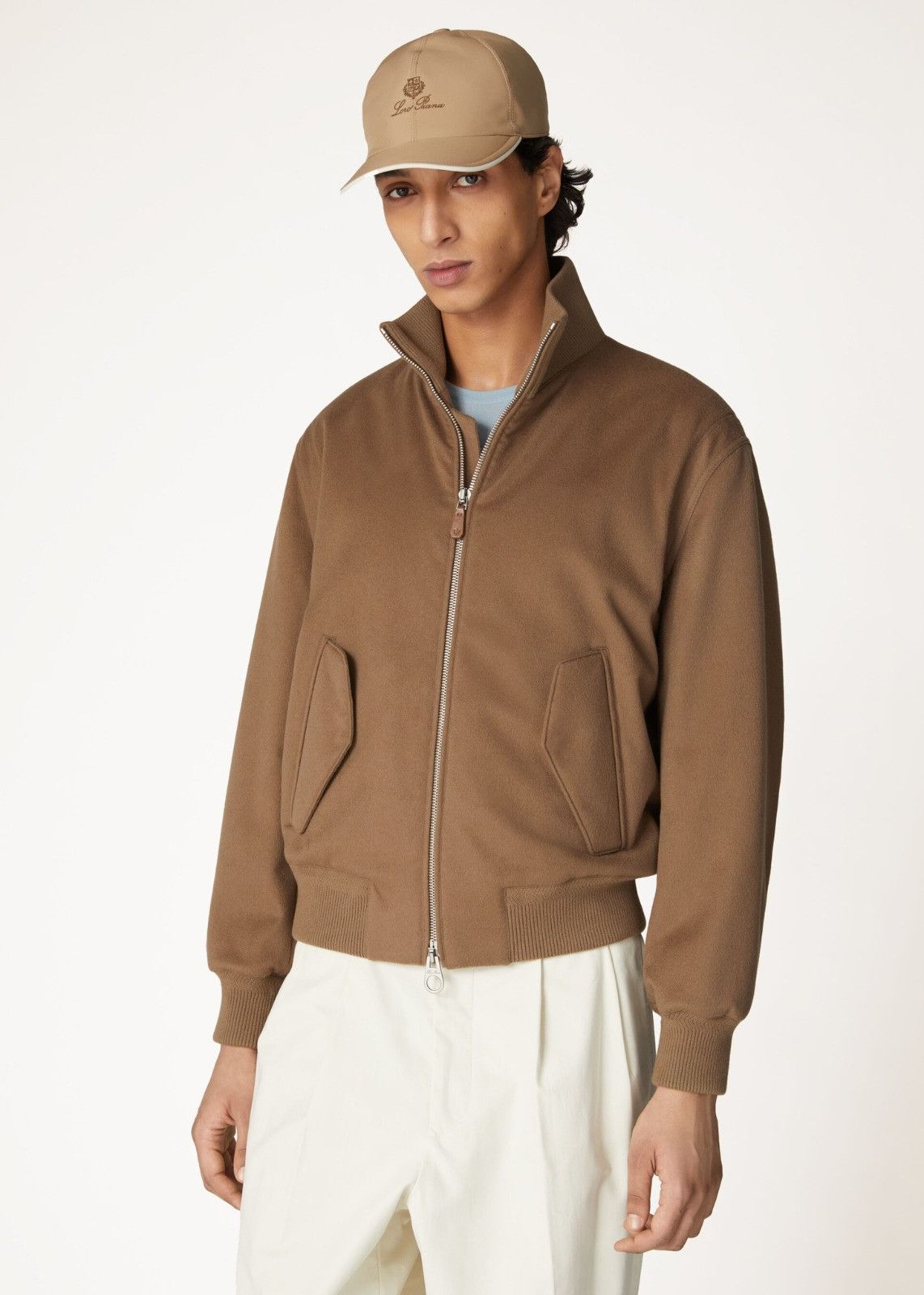 Loro Piana o1srvl11e0125 Ume Bomber Jacket in Brown Size US M / EU 48-50 / 2 - 4 Thumbnail