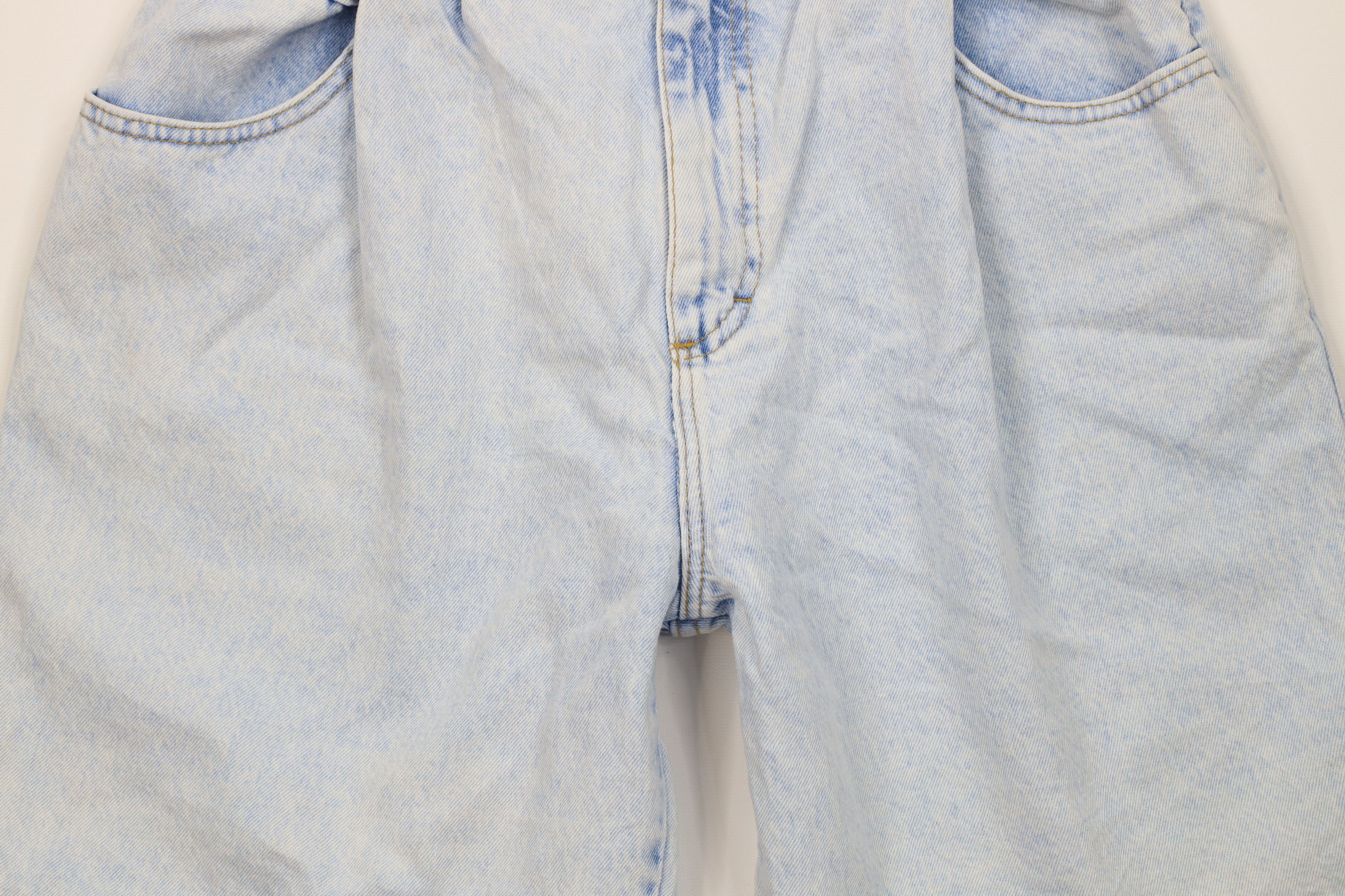Lee Vintage 80s 90s Lee Wash High Waisted Denim Shorts Blue USA Size 32" / US 10 / IT 46 - 3 Thumbnail