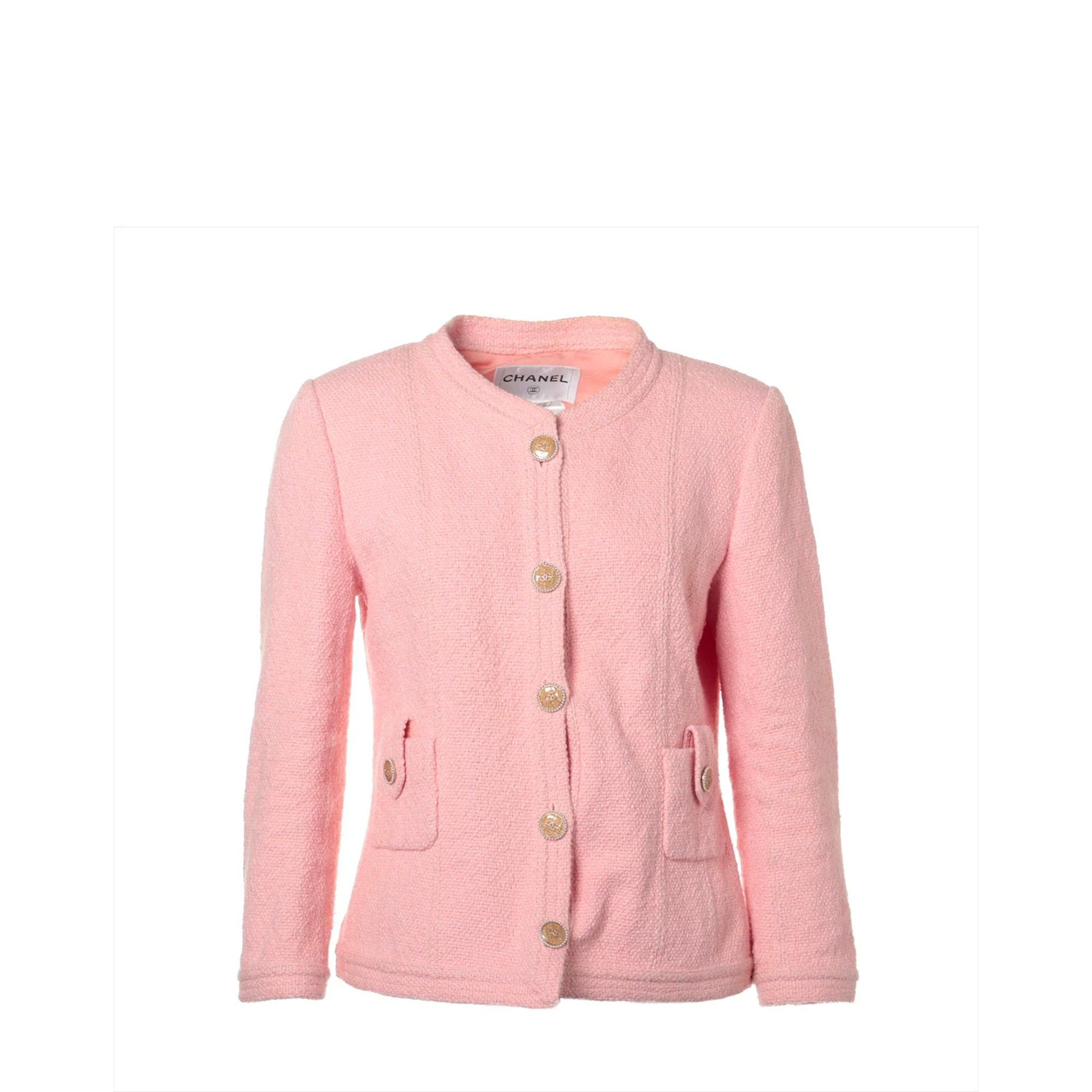 Chanel CHANEL - Chanel short jacket in pink tweed (T40) Size M / US 6-8 / IT 42-44 - 1 Thumbnail