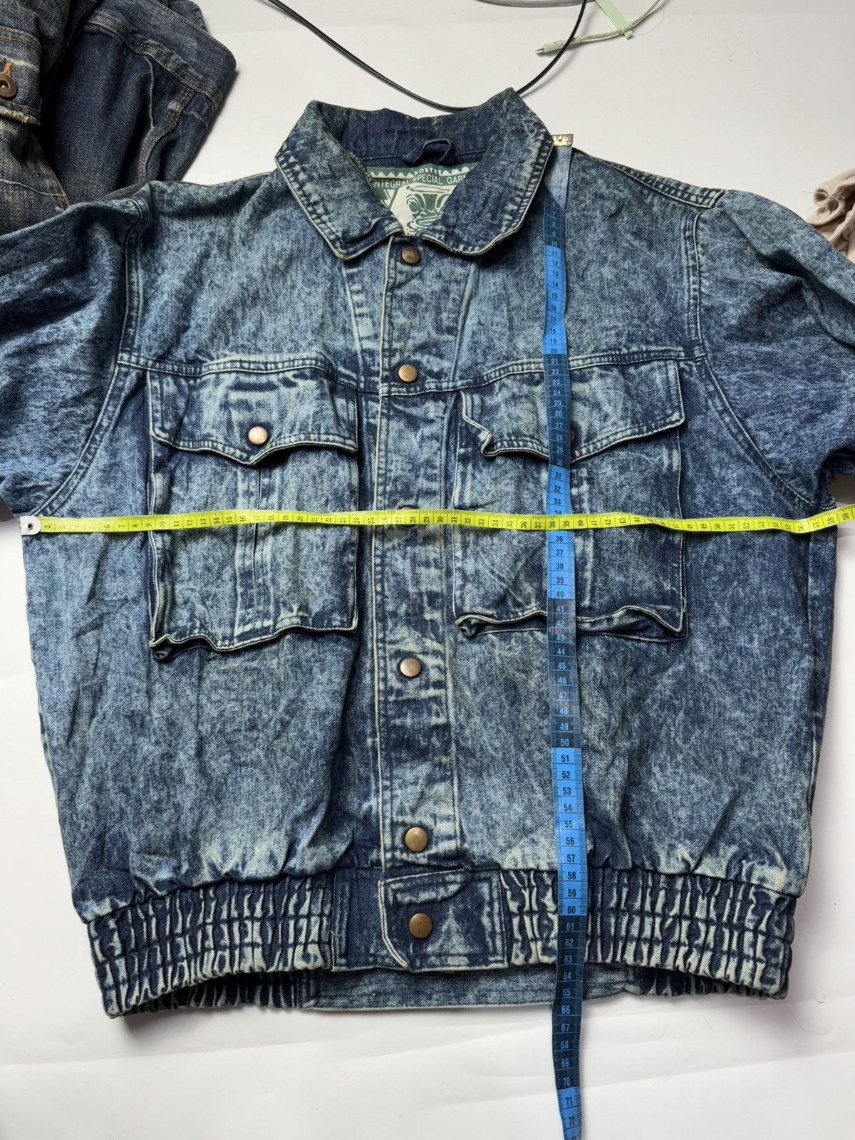 Japanese Brand × Vintage Japanese Sport Club Big Pocket Vintage Denim Jacket Size US L / EU 52-54 / 3 - 5 Thumbnail