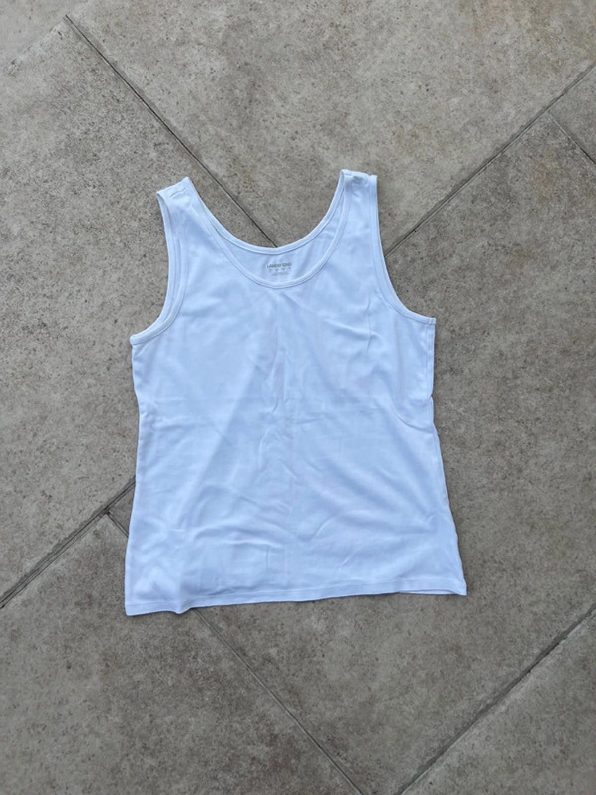 Lands' End Lands’ End White Vest (Women’s) Size M / US 6-8 / IT 42-44 - 2 Thumbnail