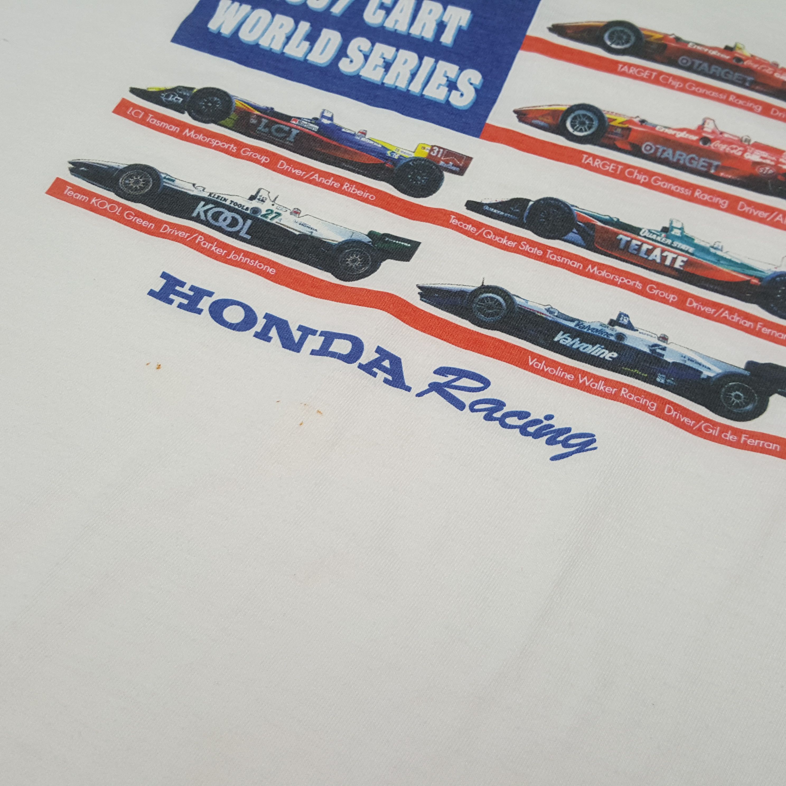 Honda Honda Racing 1997 Cart World Series Tshirt RR30 Size US L / EU 52-54 / 3 - 5 Thumbnail