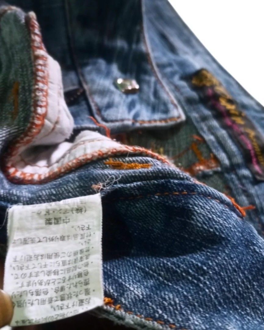 Hysteric Glamour 💥Flare⭐oirin Jeans flare denim nice design Size US 31 - 9 Thumbnail