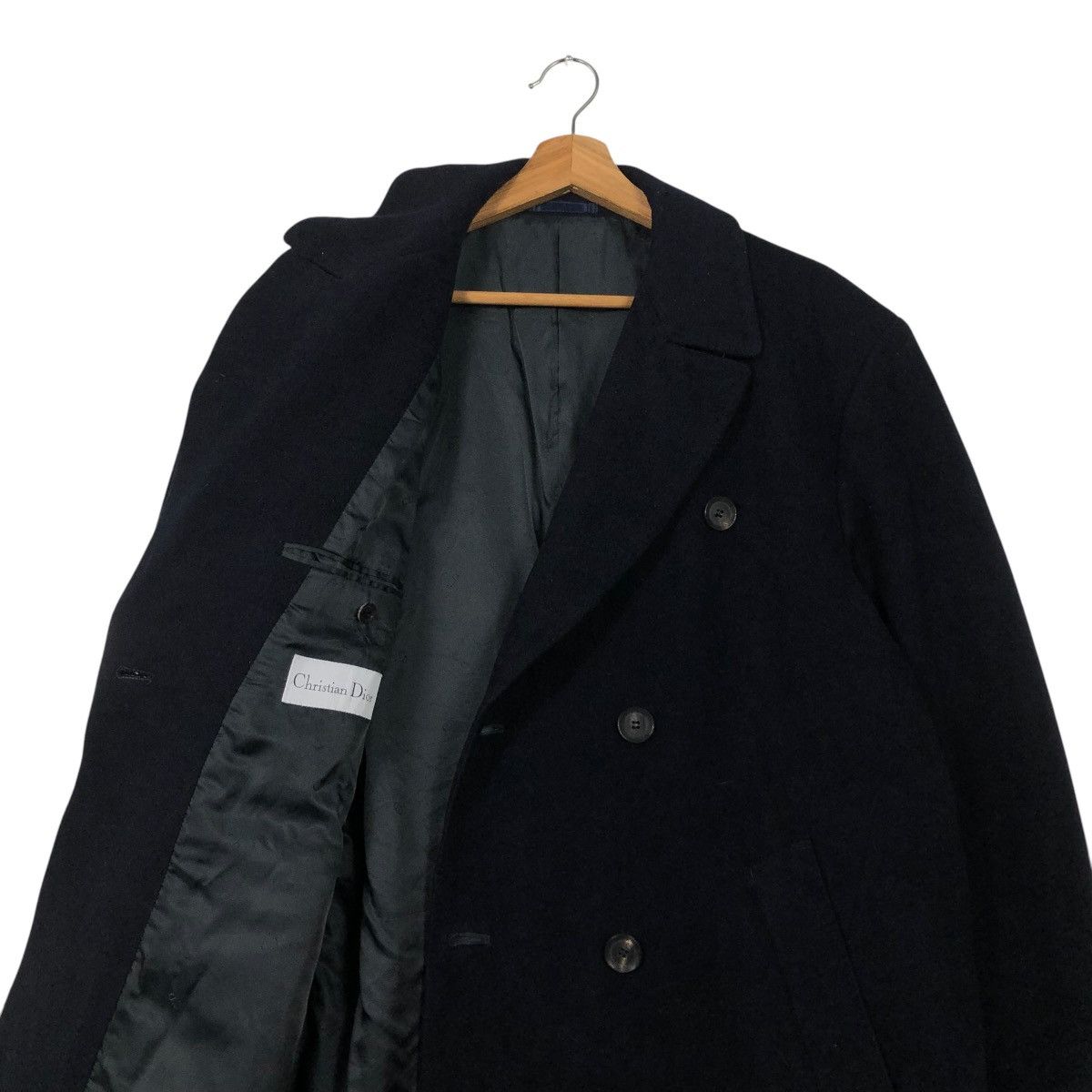 Christian Dior Monsieur 🔥RICH BLACK VINTAGE WOOL JACKET CHRISTIAN DIOR Size US L / EU 52-54 / 3 - 12 Thumbnail