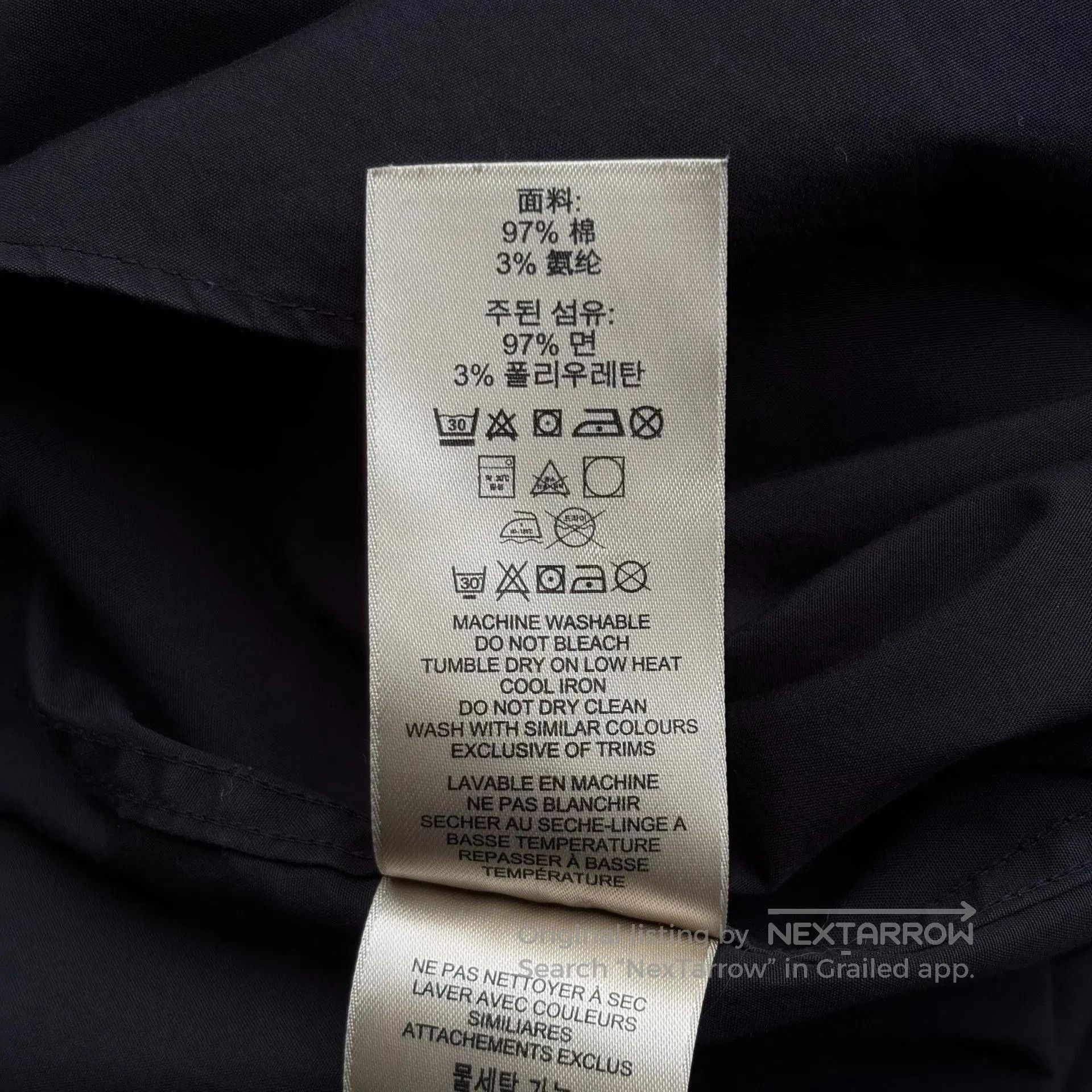 Burberry Burberry Check Panel Black Shirt. Size US M / EU 48-50 / 2 - 7 Thumbnail