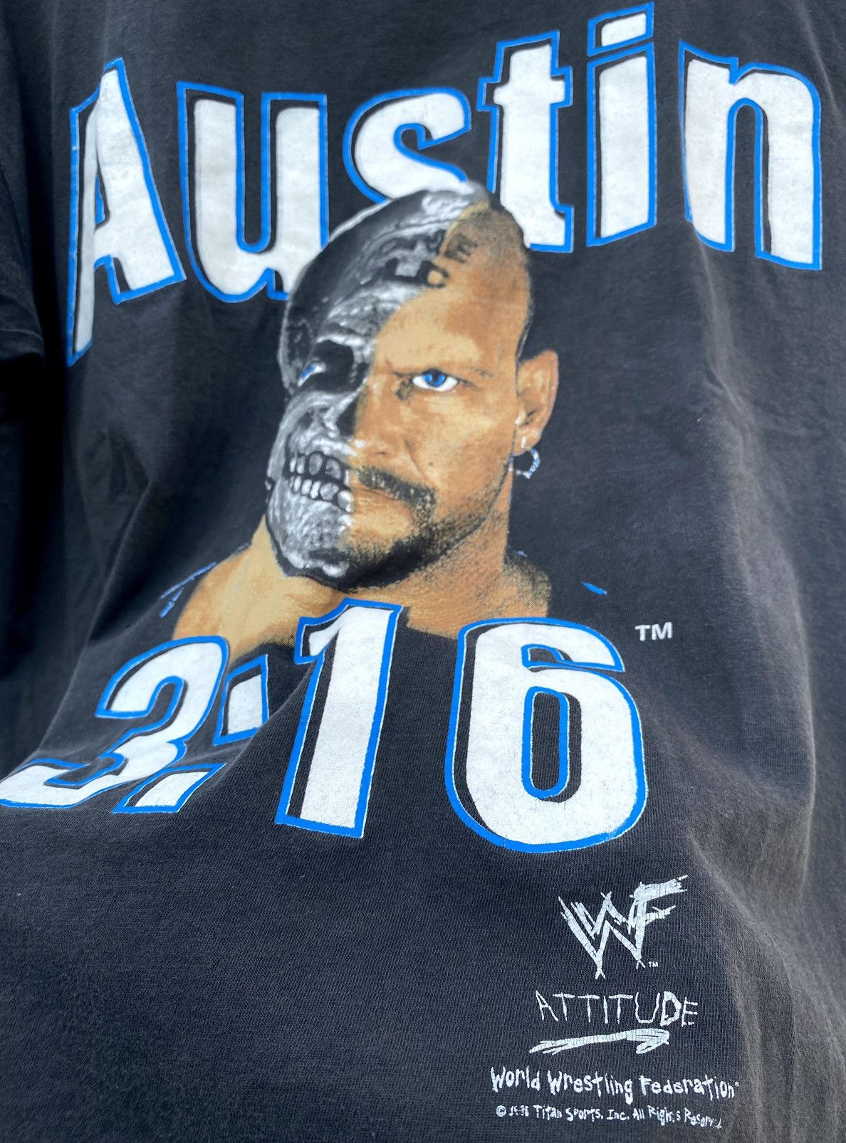 Rap Tees Stone Cold Steve Austin © 1996 Size US M / EU 48-50 / 2 - 3 Thumbnail