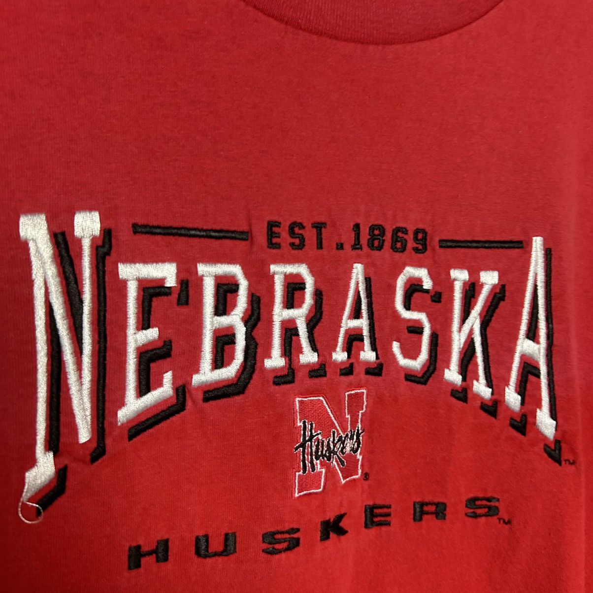 Lee Vintage Lee Sport Nebraska Big logo Huskers 90’s tee Size US L / EU 52-54 / 3 - 3 Thumbnail