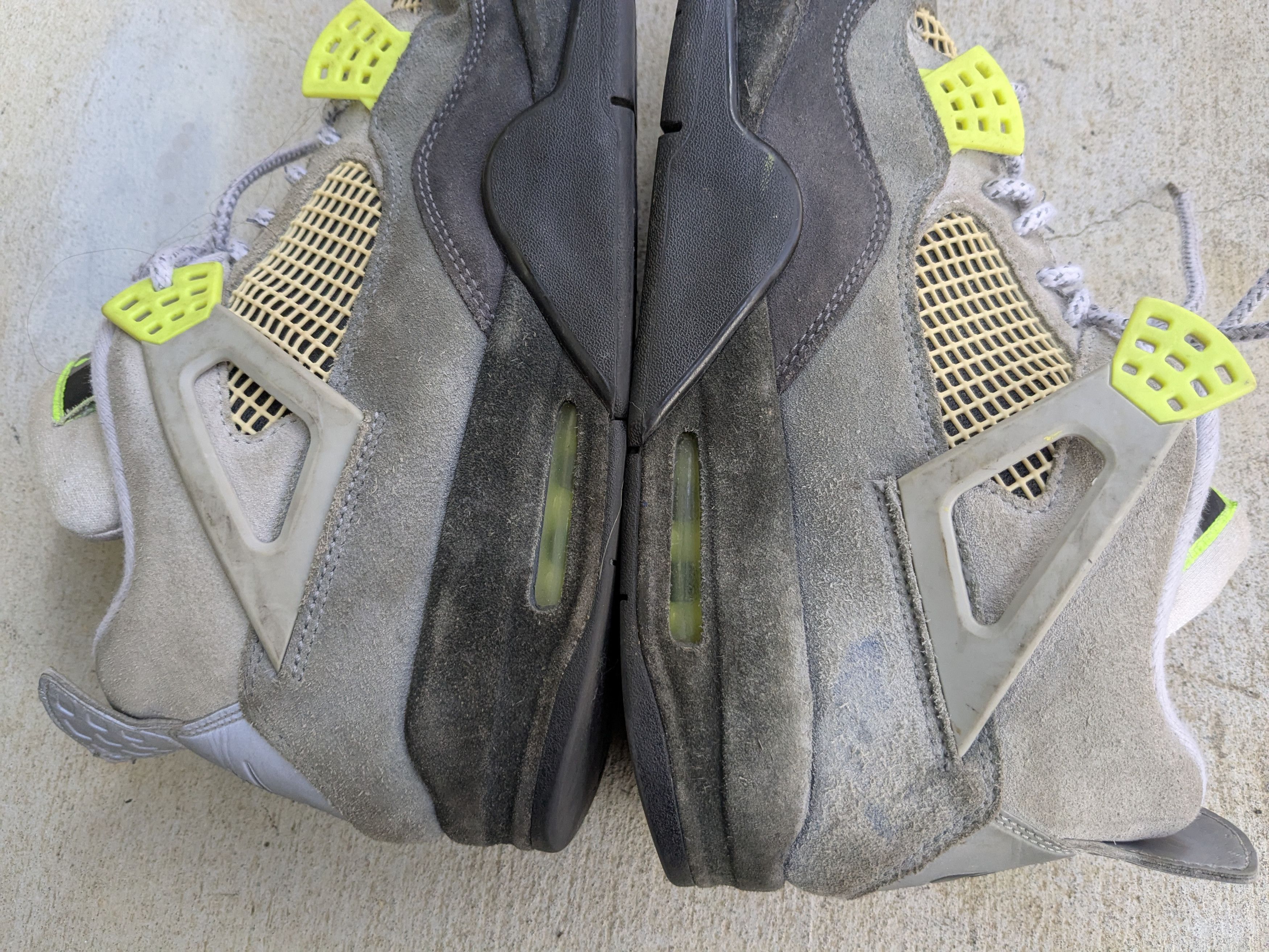 Jordan Brand Air Jordan 4 SE Neon 95 CT5342-007 Gray Suede Neon Green Size US 13 / EU 46 - 11 Thumbnail