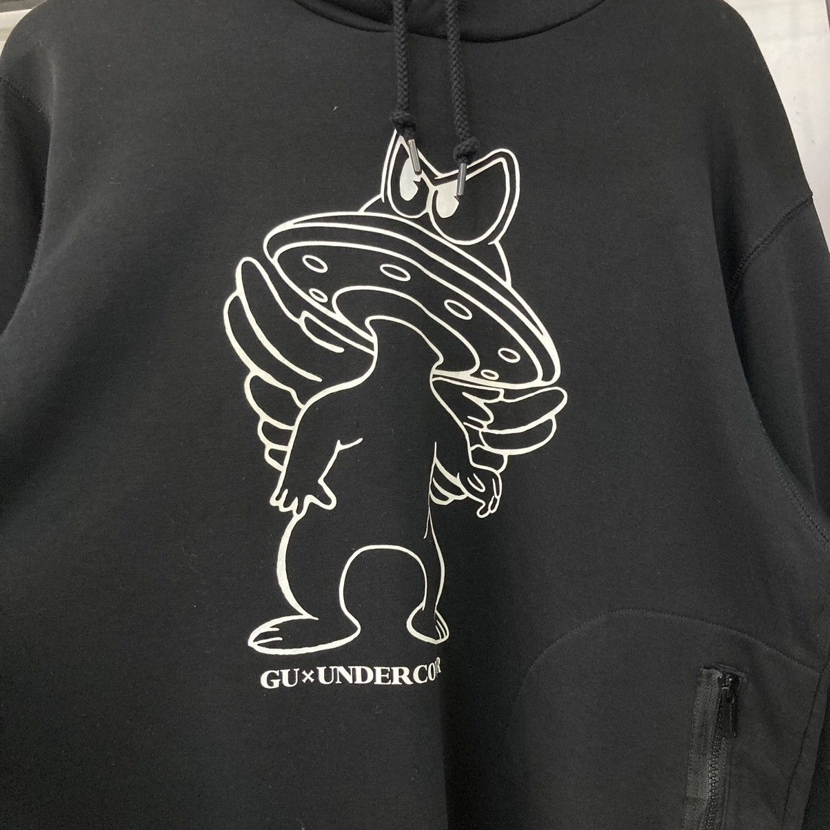 GU × Undercover GU x Undercover Graphic Big Logo Pullover Hoodie Black Size US L / EU 52-54 / 3 - 2 Thumbnail
