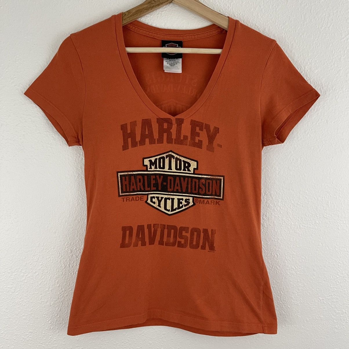 Harley Davidson HARLEY DAVIDSON Orange Sturgis South Dakota Logo Graphic Tee Size S / US 4 / IT 40 - 1 Thumbnail