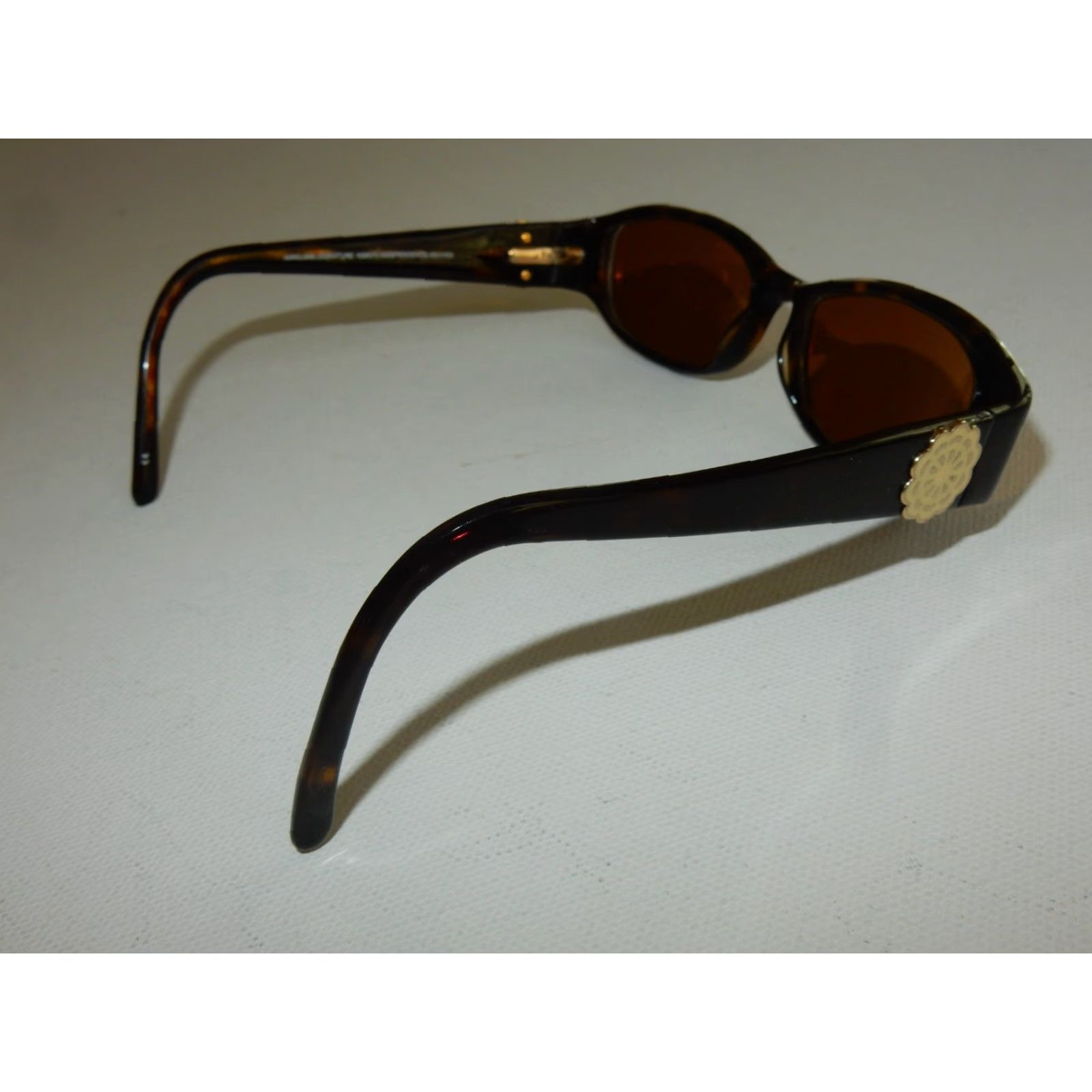 Vintage Kirkland Signature Sunglasses Women 54[]16 135 Brown Rx Eyewear Size ONE SIZE - 3 Thumbnail