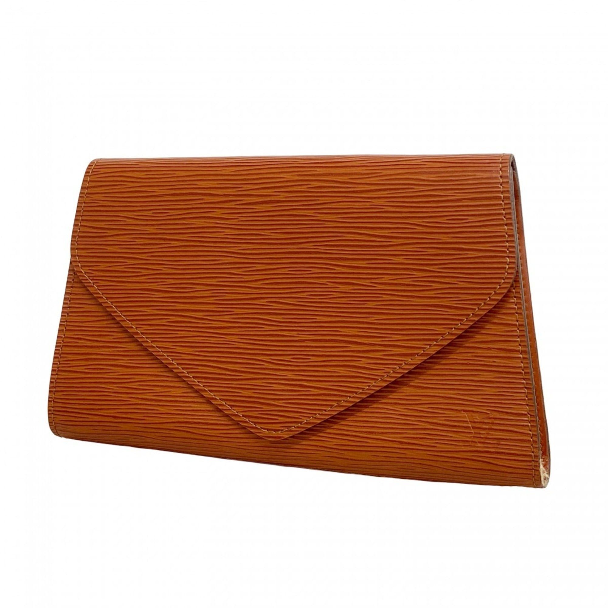 Louis Vuitton Epi Art Deco Clutch Bag M52633 Kenya Brown for Men and Women