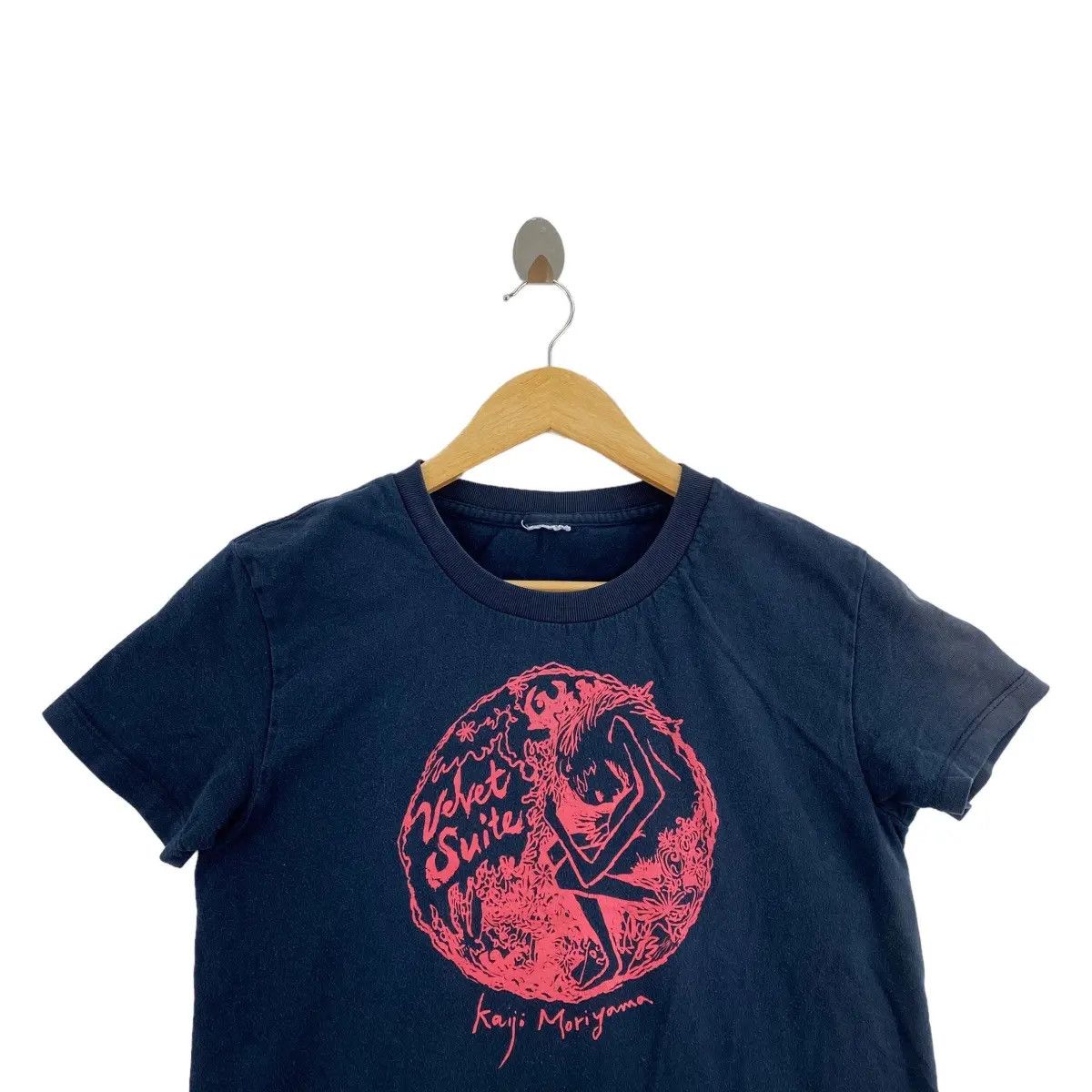 Vintage KAIJI MORIYAMA DANCER The Velvet Suite Tee Shirt Top Solo Size S / US 4 / IT 40 - 3 Thumbnail